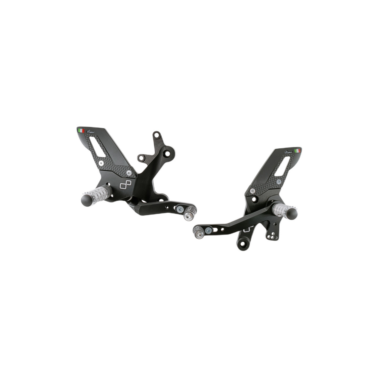 Pedane Regolabili LighTech TRACK USE Kawasaki Ninja 400 2018-2023