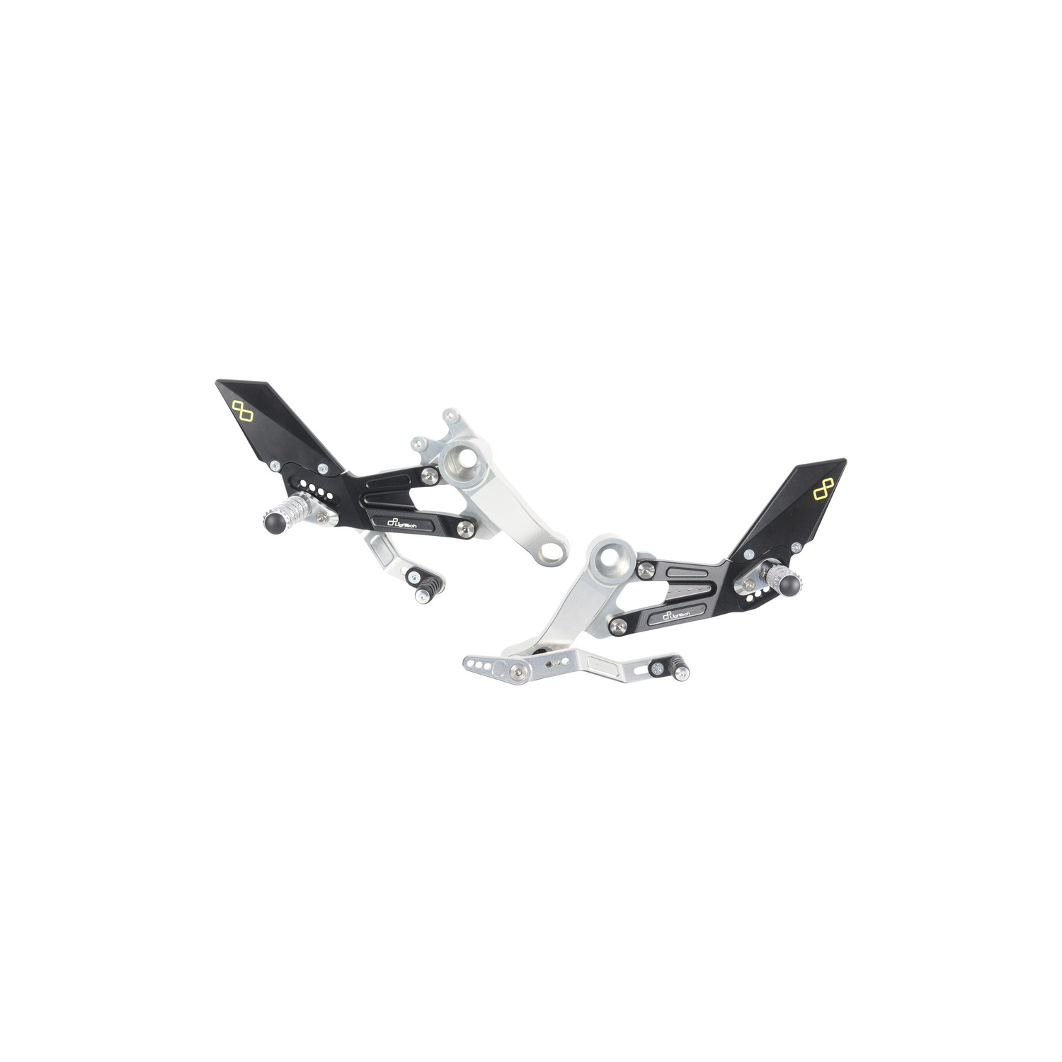 Pedane Regolabili LighTech W Snodate Aprilia Tuono 660 2020-2026