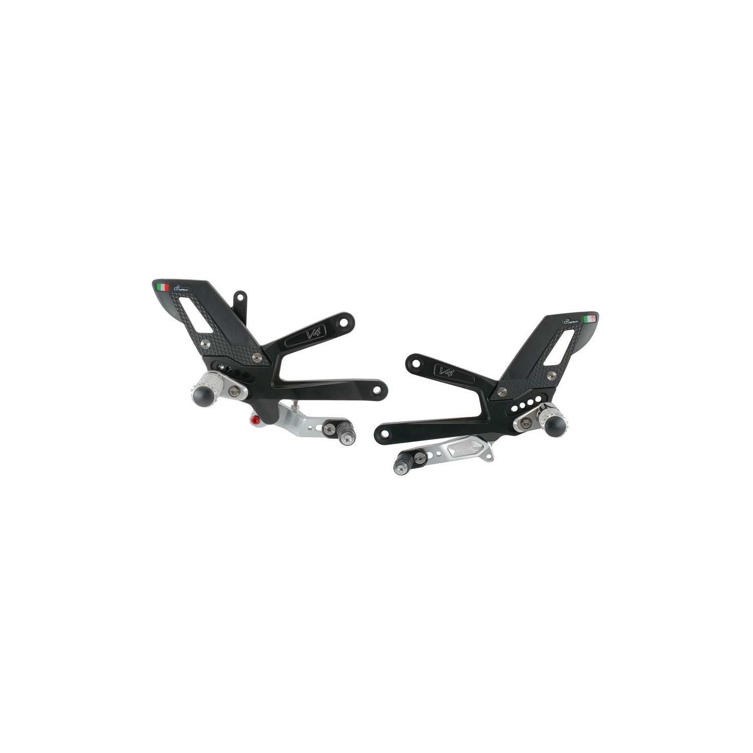 Pedane Regolabili LighTech W Snodate Ducati Panigale V4 2025-2026