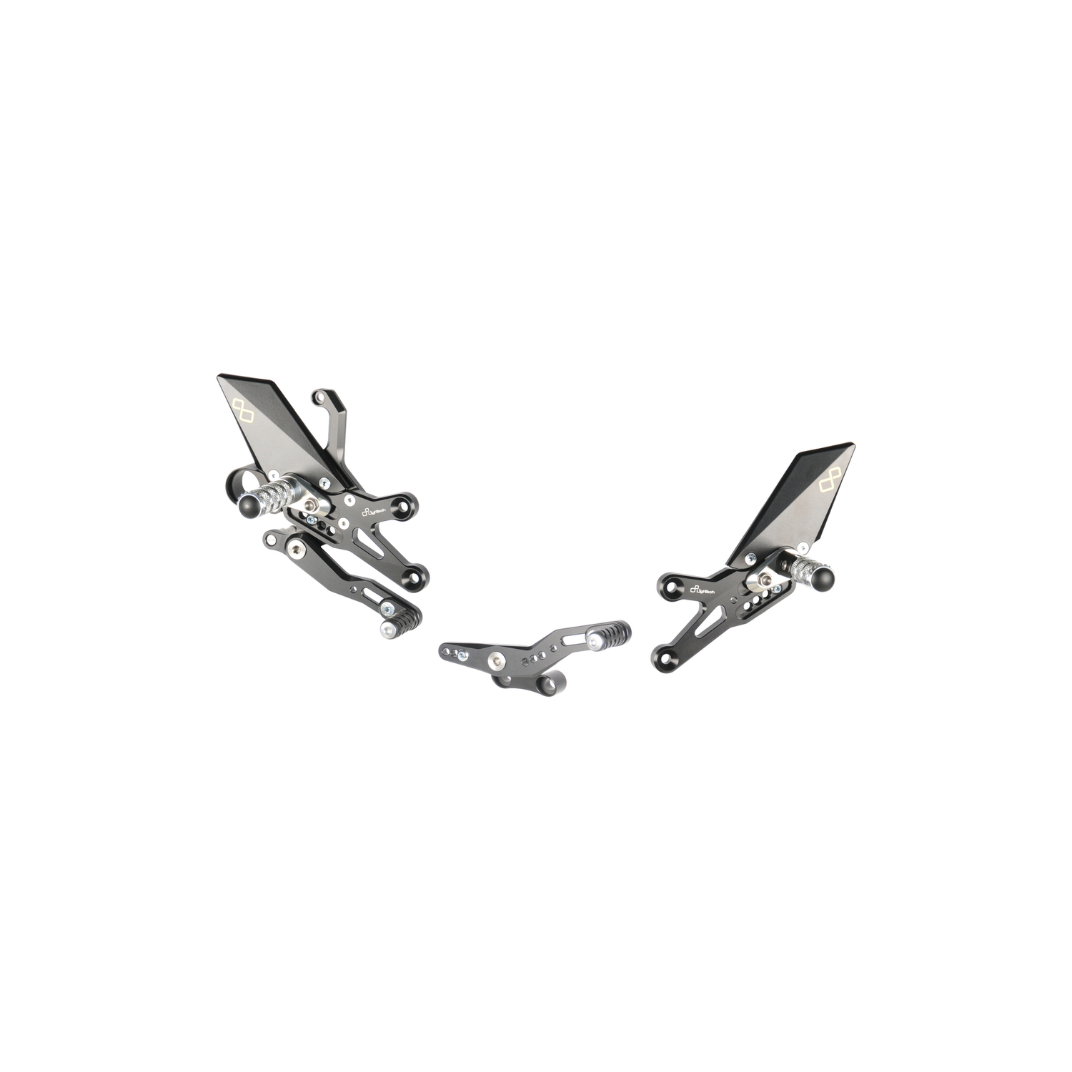 LighTech W Rearsets Folding Footpegs Honda CBR1000RR 2008-2019