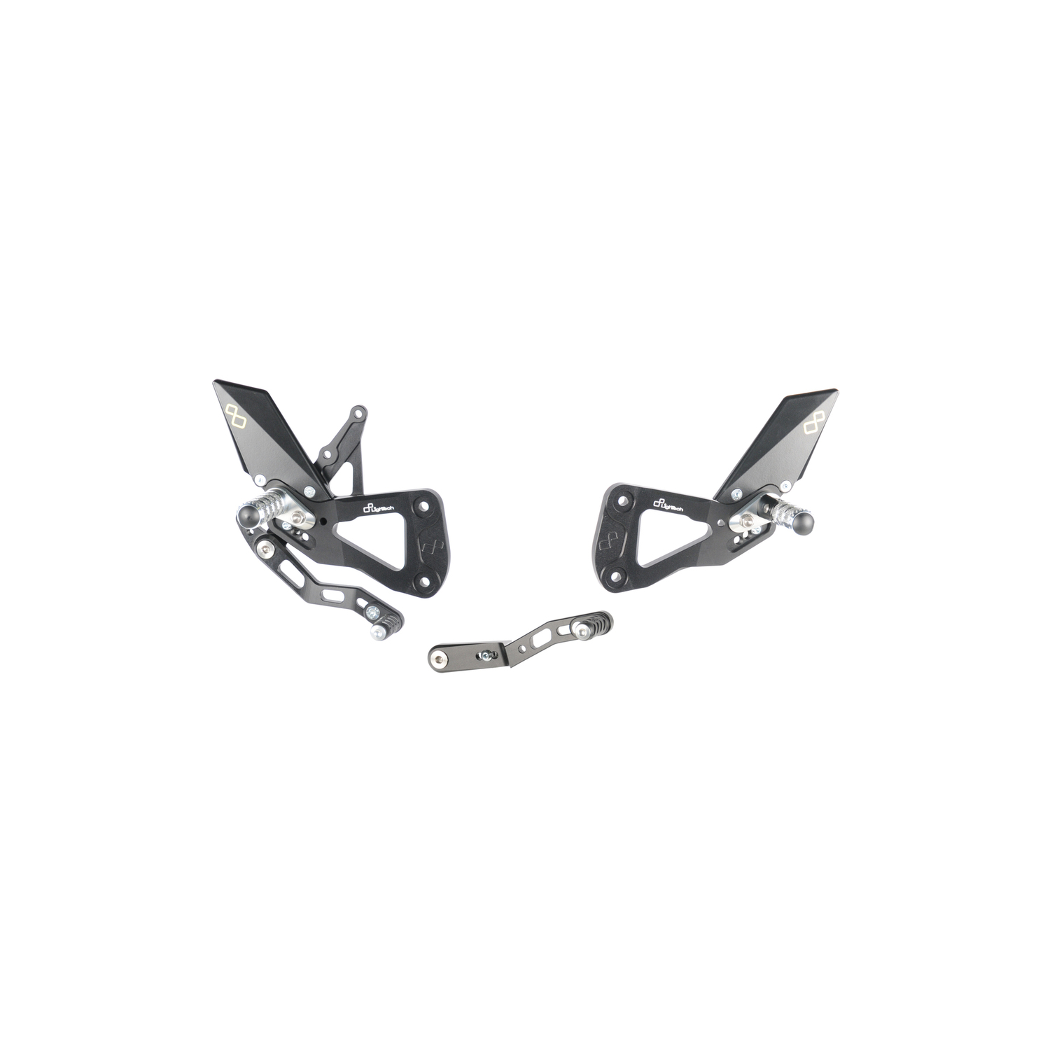 Pedane Regolabili LighTech W Snodate Suzuki GSXR1000R 2017-2026