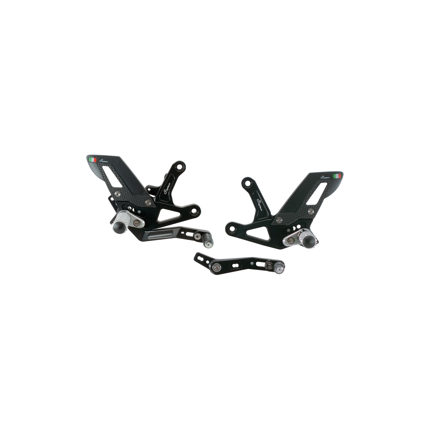 Pedane Regolabili LighTech W Snodate Triumph Speed Triple 1200RS 2021-2026