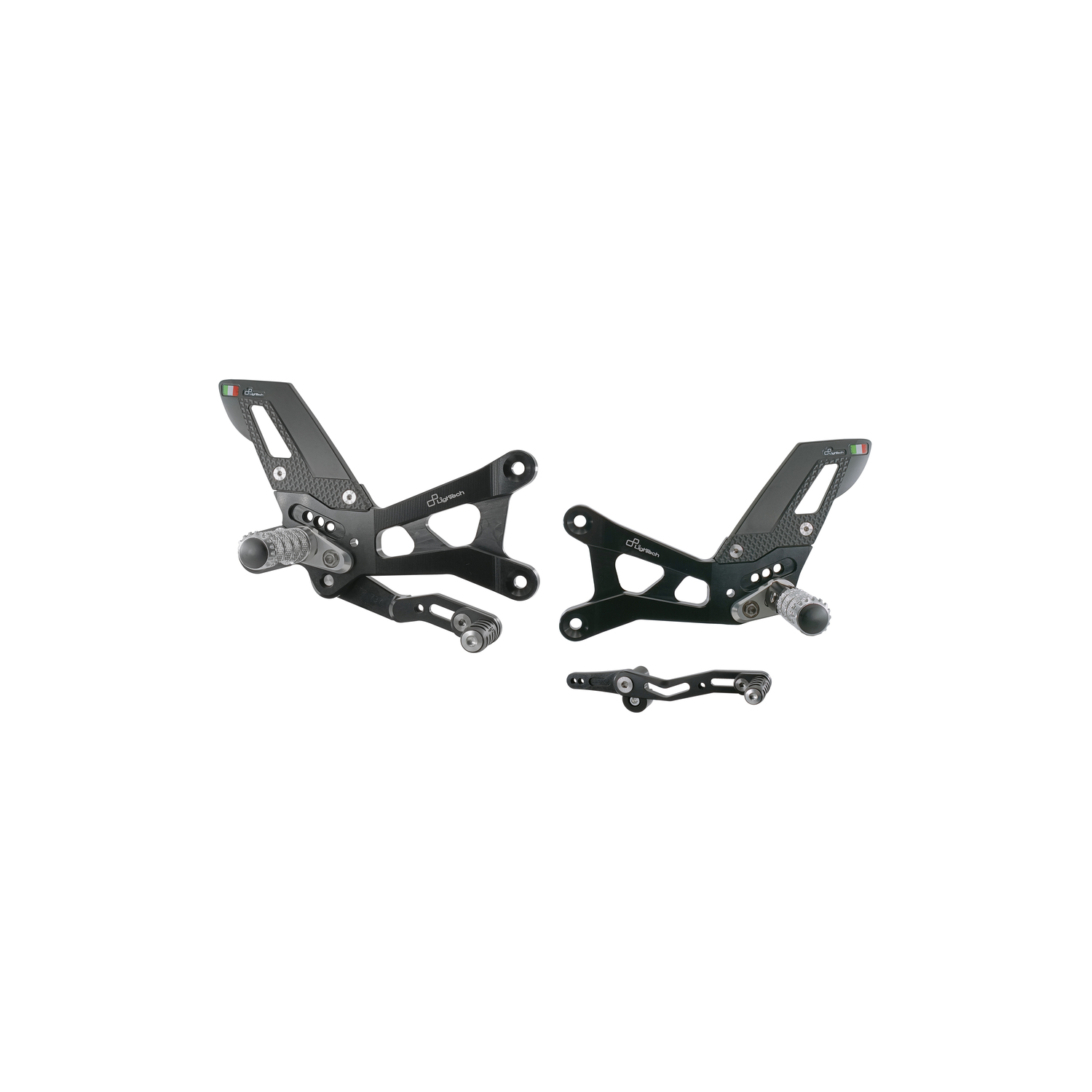 LighTech W Rearsets Folding Footpegs Yamaha R6 2017-2026