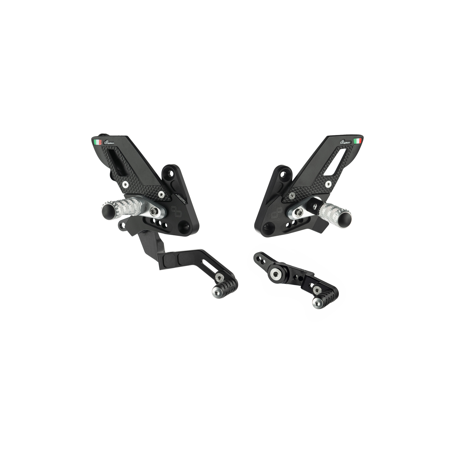 Pedane Regolabili LighTech W Snodate Yamaha Tracer 9GT 2021-2023