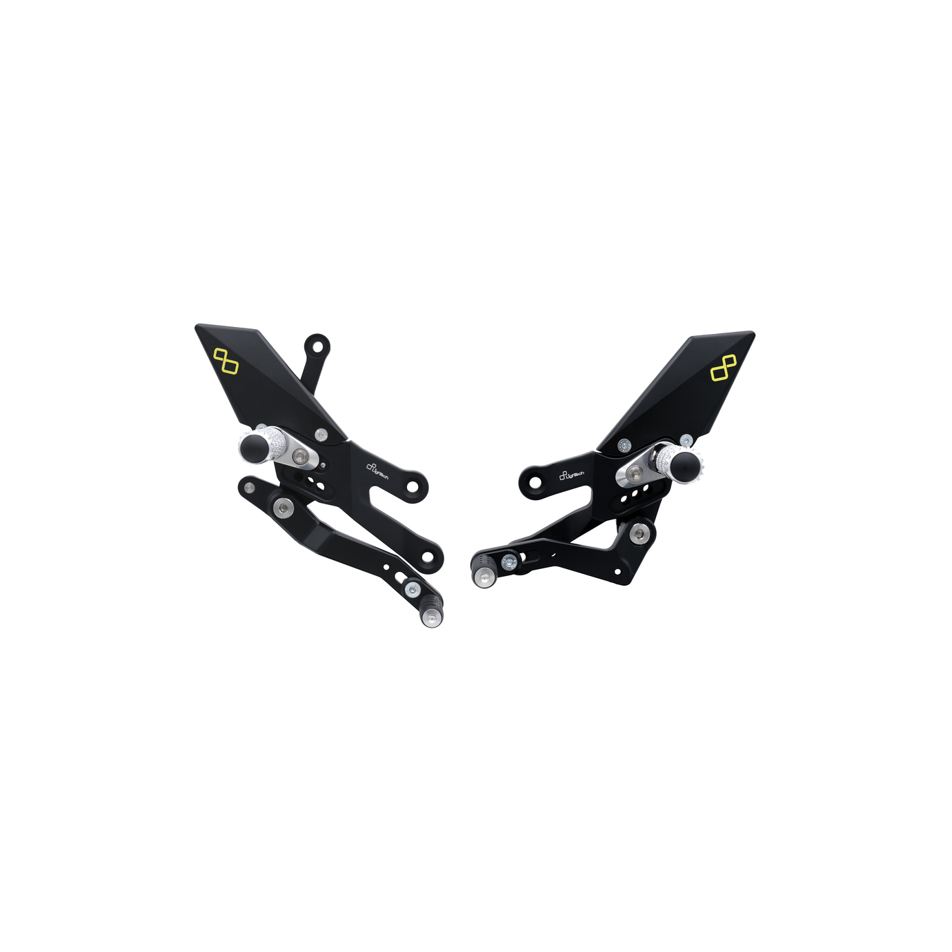 Pedane Regolabili LighTech W Snodate Yamaha R7 2022-2026