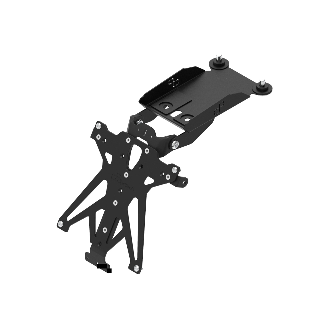 LighTech Tail Tidy license plate mounting Spain Ducati Hypermotard 821 2013-2018