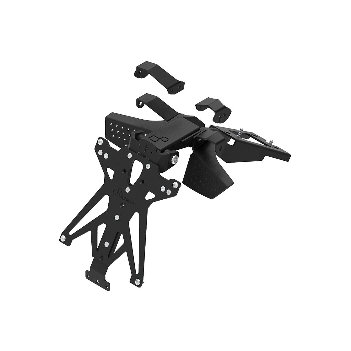 Piatto Portatarga LighTech con supporti USA Ducati Hypermotard 950 2019-2026
