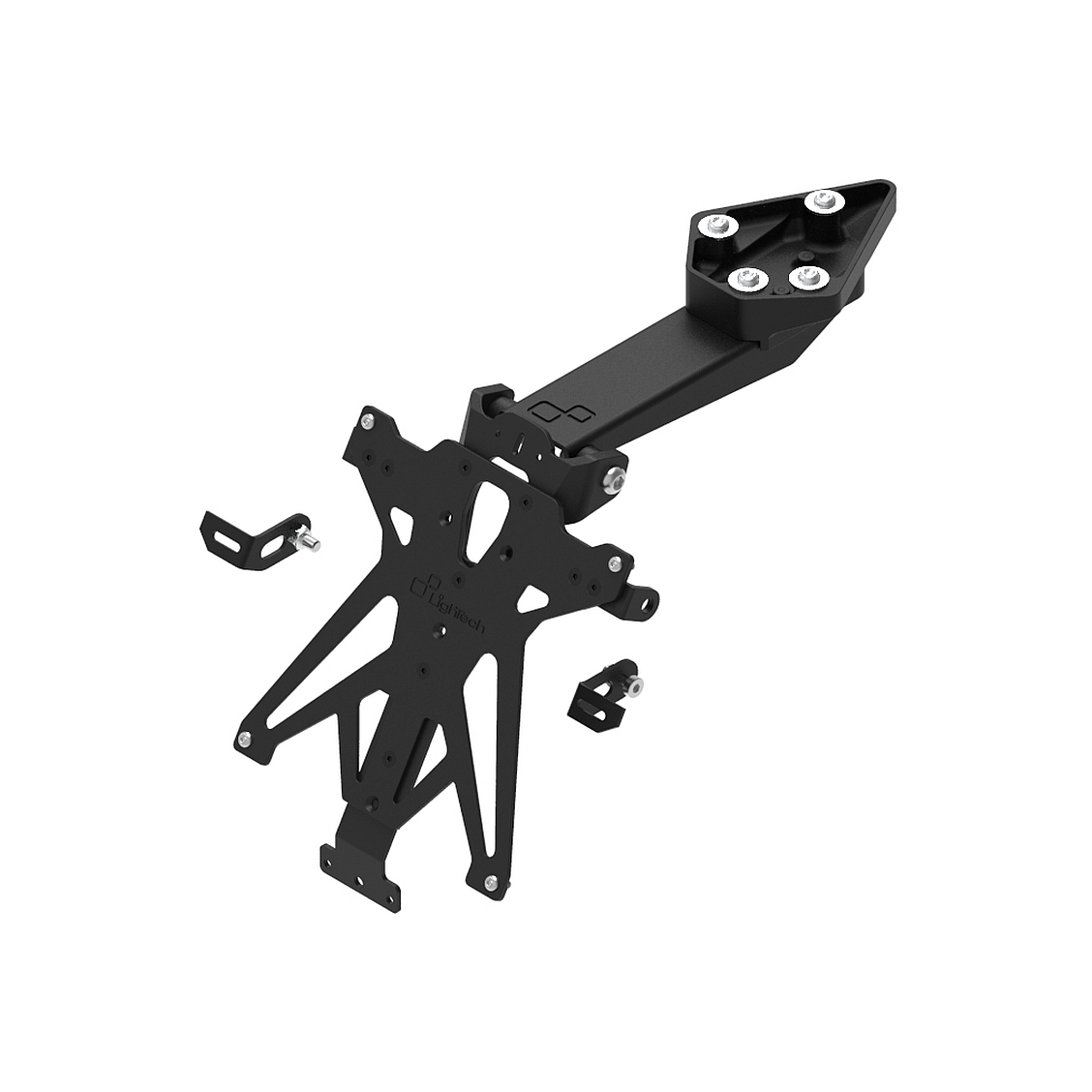 Piatto Portatarga LighTech con supporti Spagna Triumph Street Triple 765RS 2017-2026