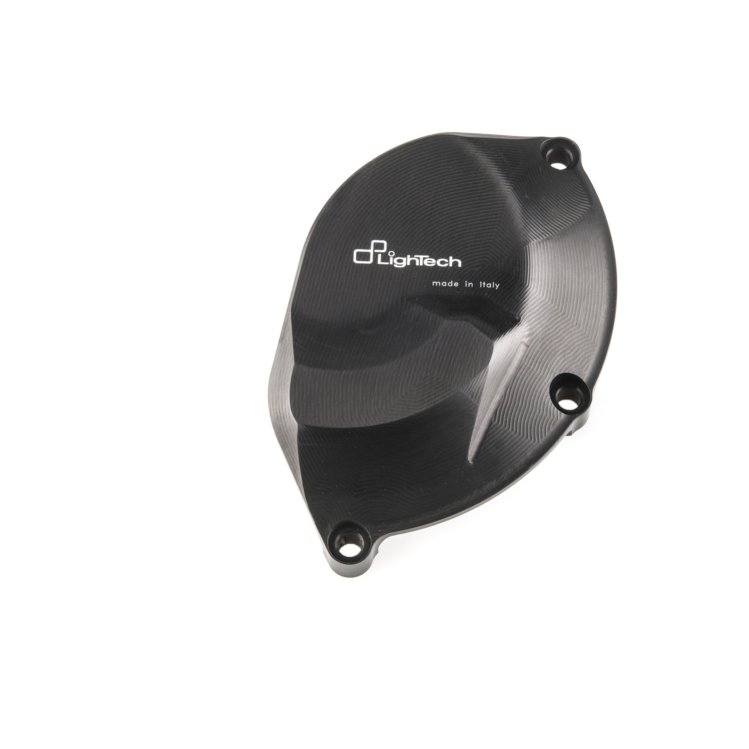 Protezione carter motore alternatore LighTech alluminio Nero Aprilia RSV4 1100 Factory 2019-2020