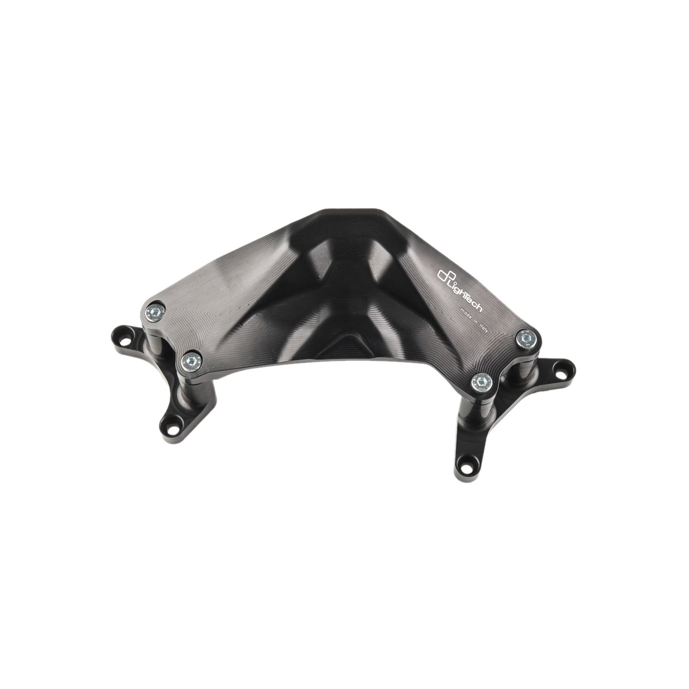LighTech Black Aluminum Clutch Cover Protector Aprilia RSV4 1100 Factory 2019-2026