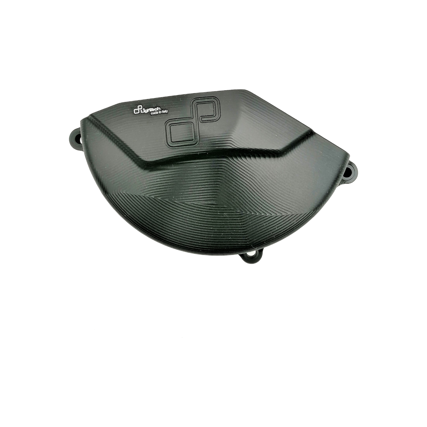 Protezione carter motore alternatore LighTech alluminio Nero Aprilia RS660 2020-2026