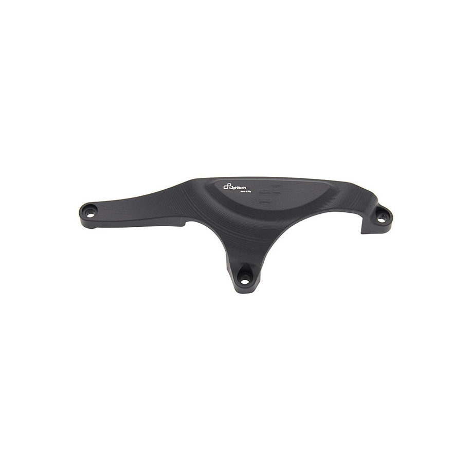 Protezione carter motore alternatore LighTech alluminio Nero Ducati Panigale V4 2018-2025