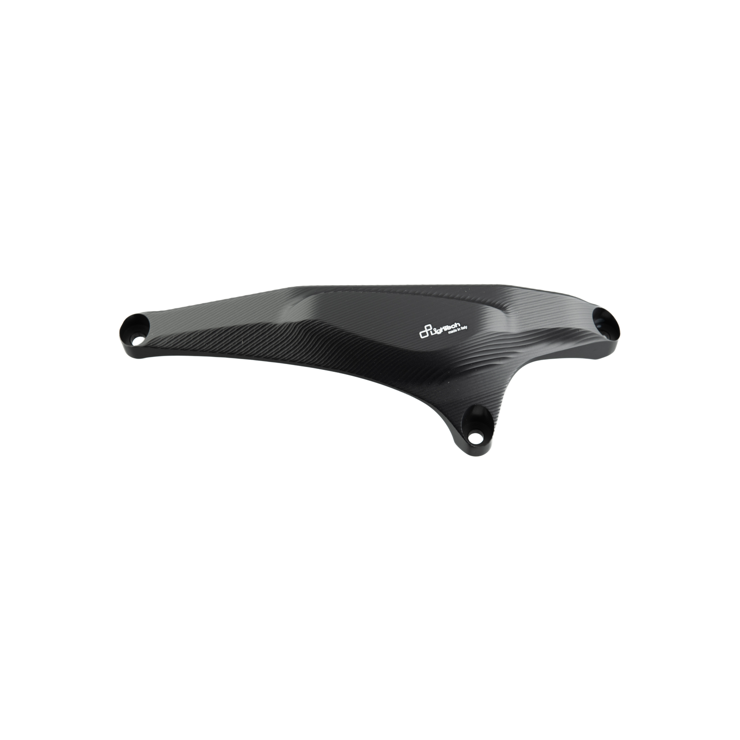Protezione carter motore alternatore LighTech alluminio Nero Ducati Panigale V2 2021-2024