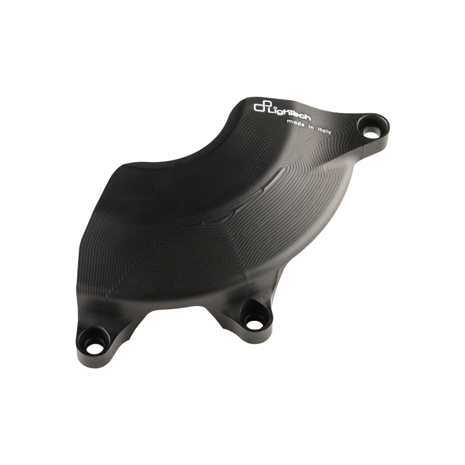 Protezione carter motore alternatore LighTech alluminio Nero Kawasaki Ninja 300R 2013-2017