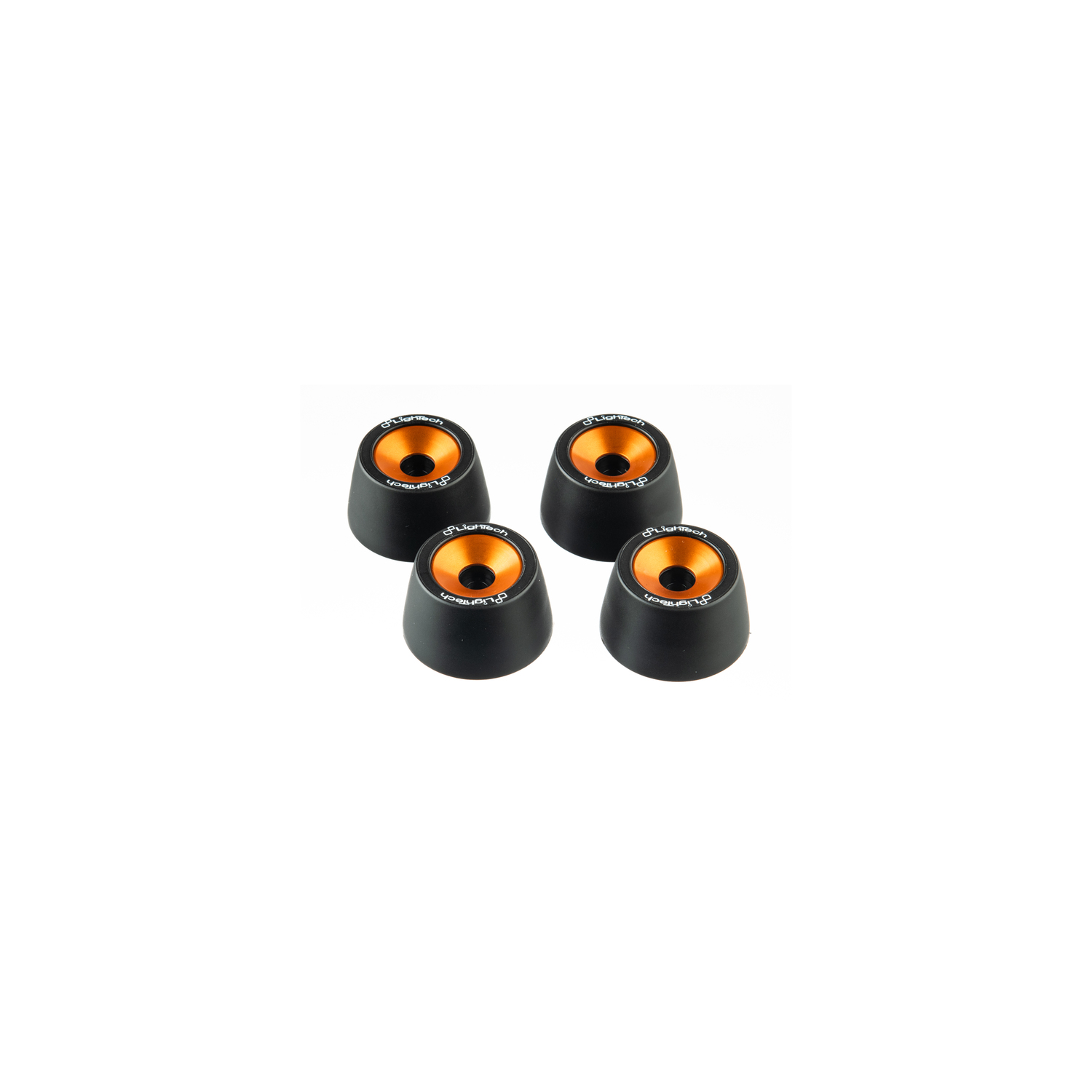 LighTech Orange Wheel Axle Protector Kit KTM Duke 790 2018-2026