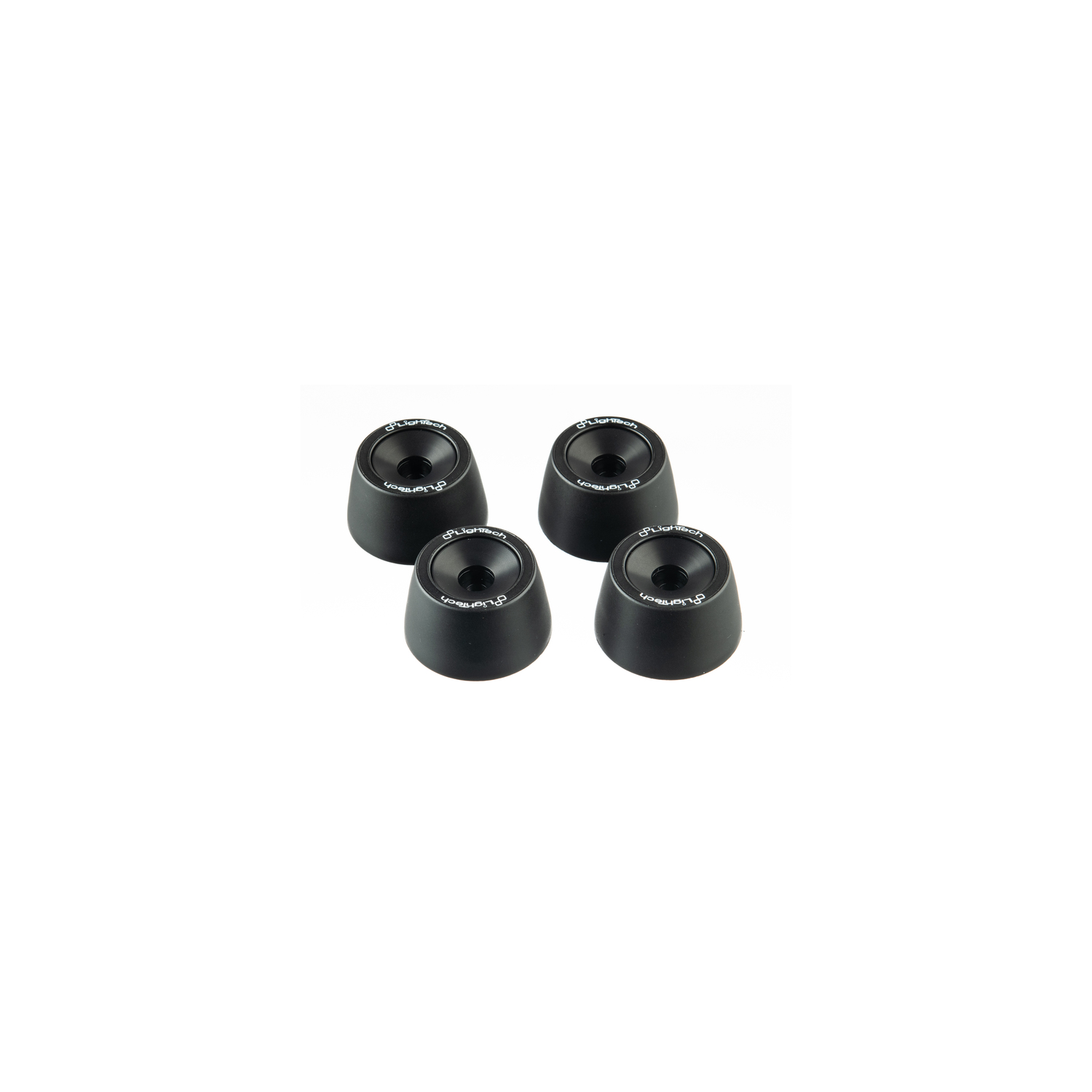 LighTech Black Wheel Axle Protector Kit Yamaha MT09 2021-2025