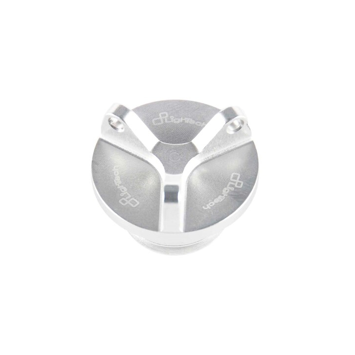 LighTech Engine Oil Cap Silver Kawasaki Ninja ZX6R 636 2005-2021