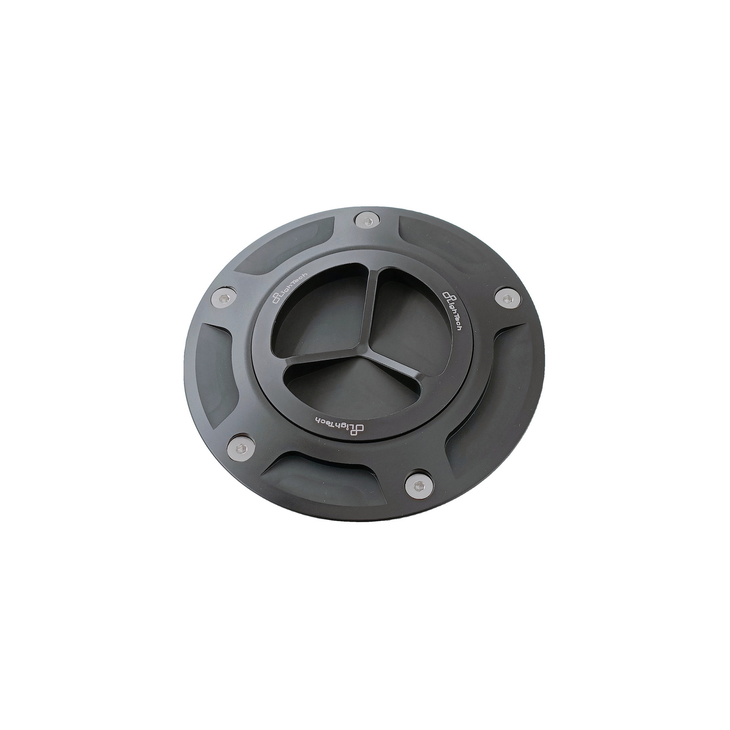 LighTech Black Screw-on fuel tank cap Aprilia RSV1000 2004-2004-2008