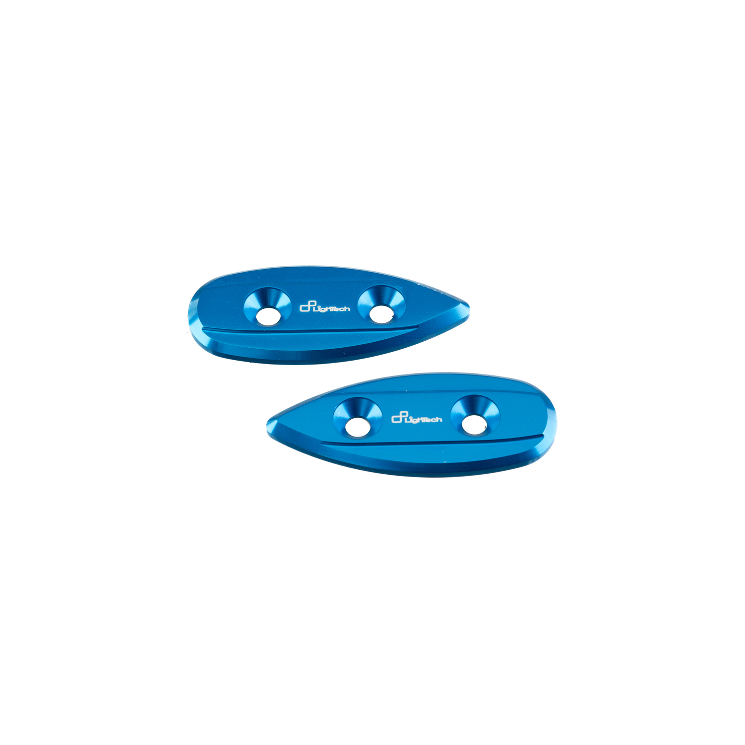 LighTech blu mirror caps Yamaha R1 2004-2008