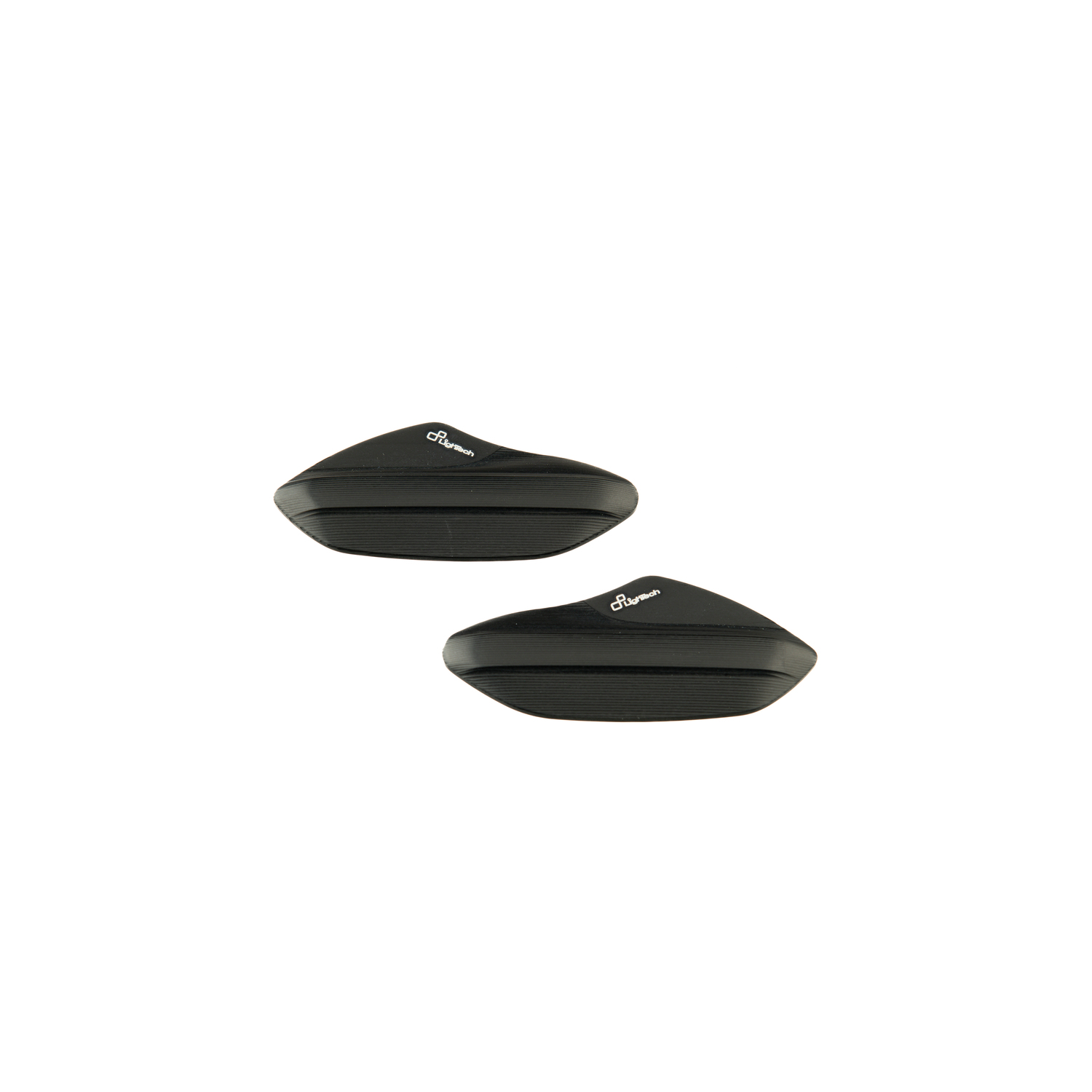 Coppia tappi specchio Nero LighTech Aprilia RSV4 2009-2019