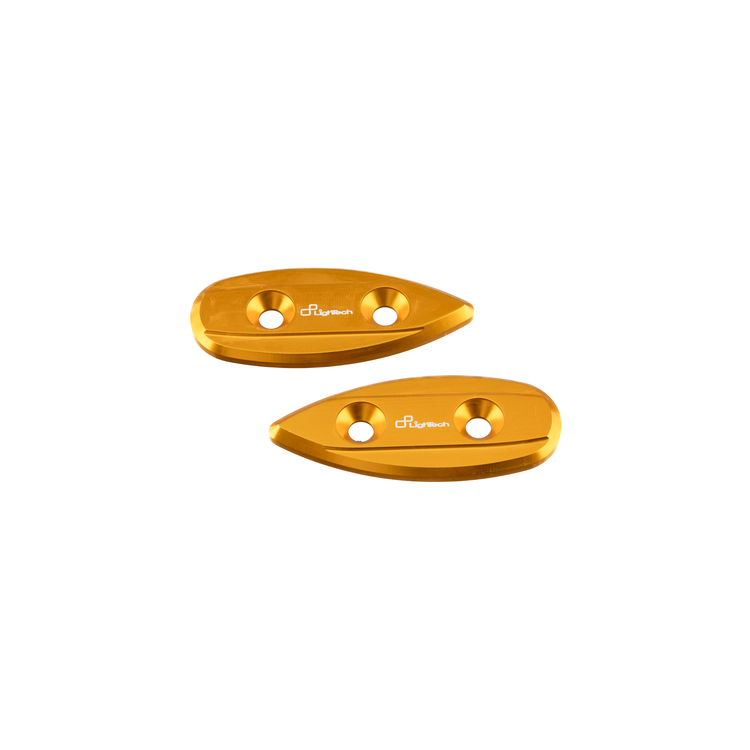 LighTech gold mirror caps Yamaha R6 2005-2007
