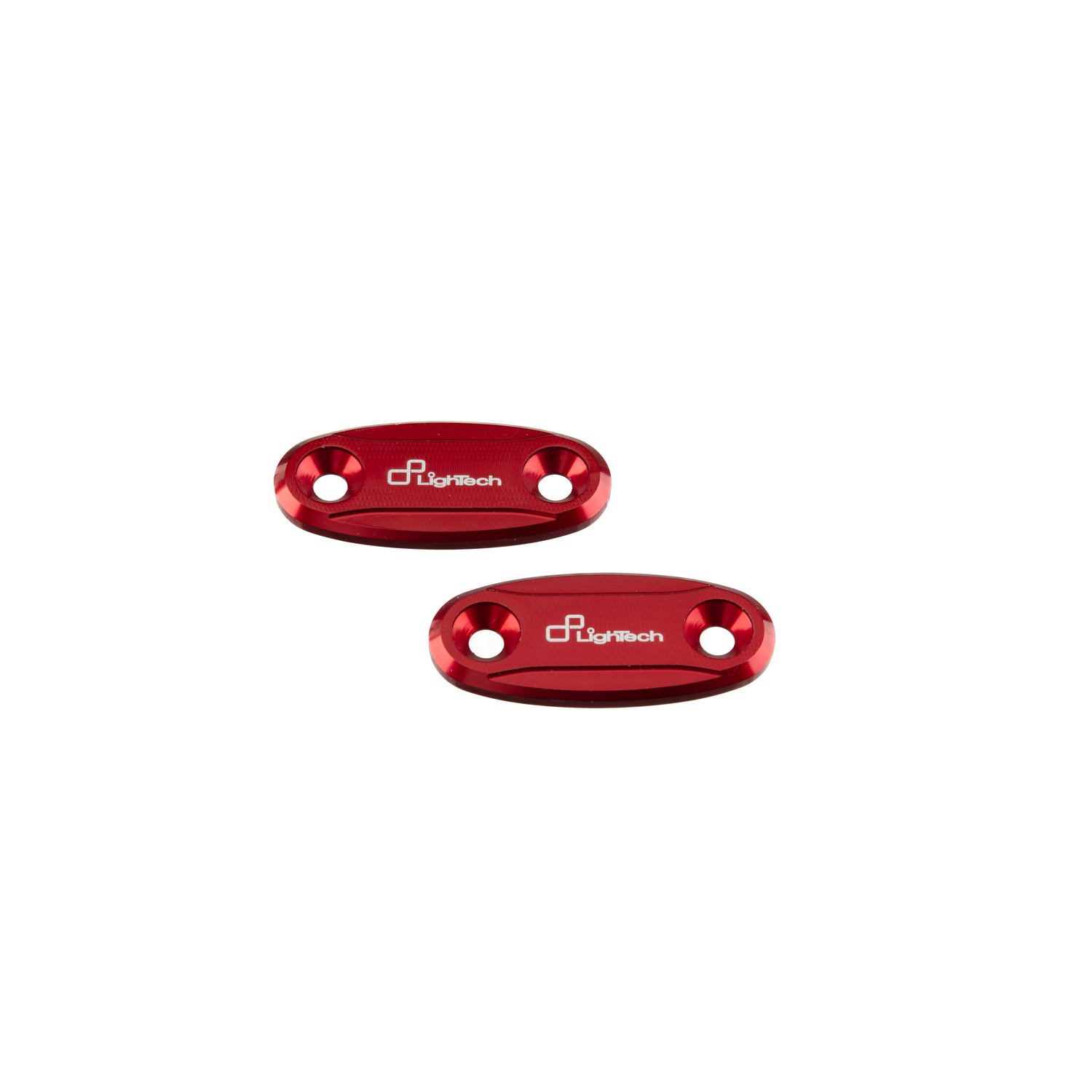 Coppia tappi specchio Rosso LighTech Honda CBR500R 2016-2020