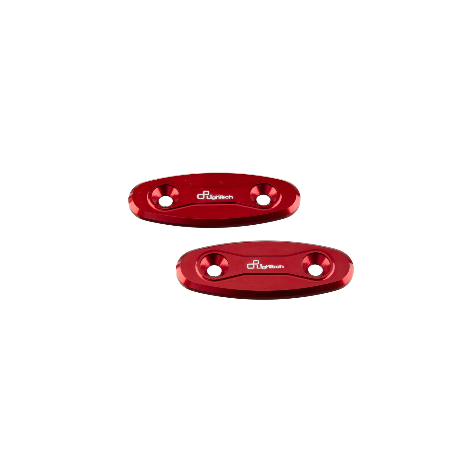 Coppia tappi specchio Rosso LighTech Suzuki GSXR1000 2005-2016