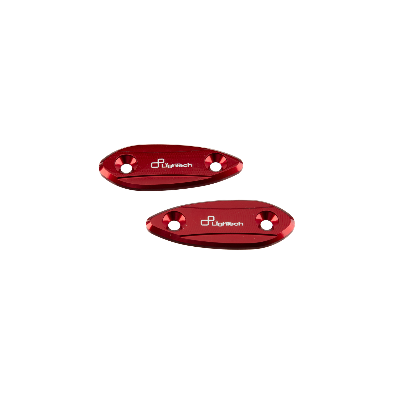 LighTech red mirror caps Kawasaki Ninja ZX6R 2009-2012