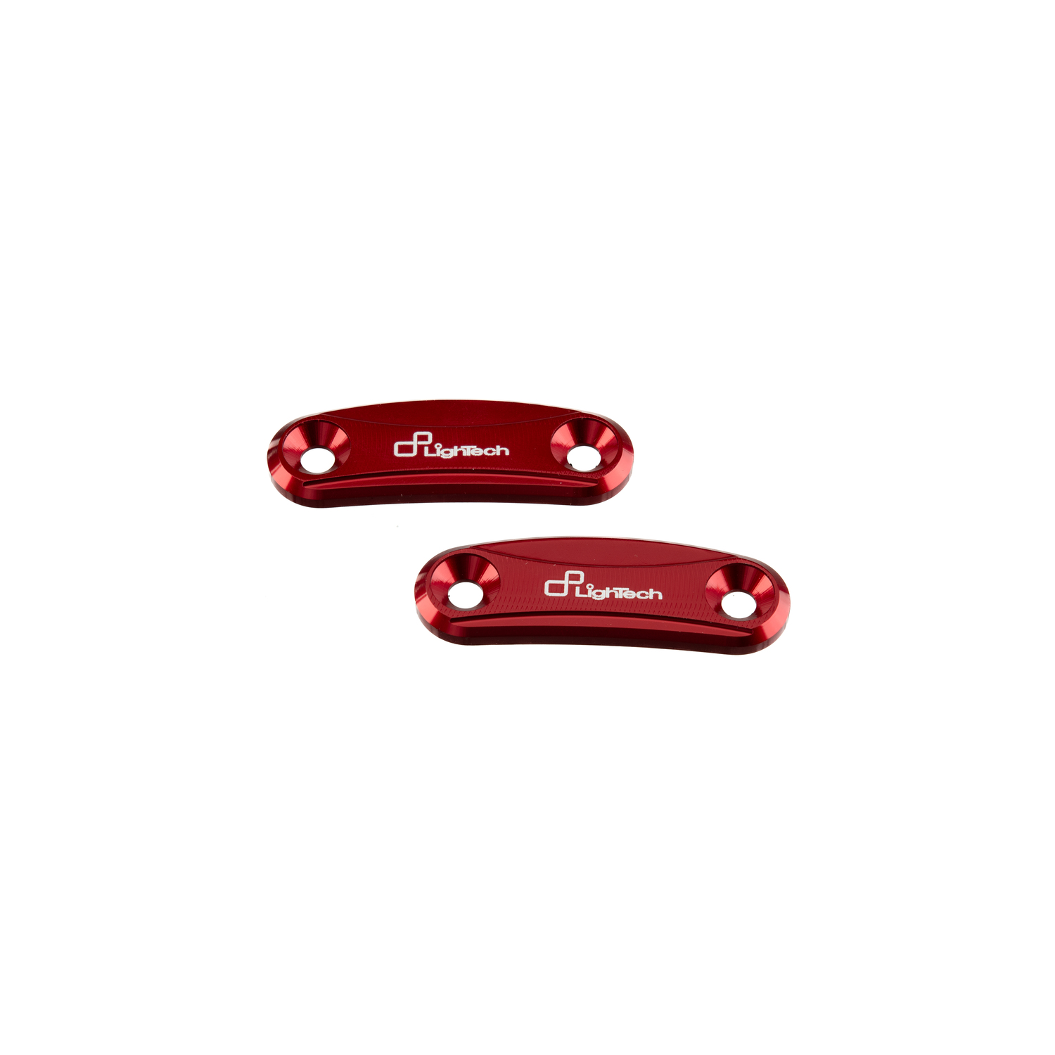 Coppia tappi specchio Rosso LighTech Kawasaki Ninja ZX10R 2011-2015