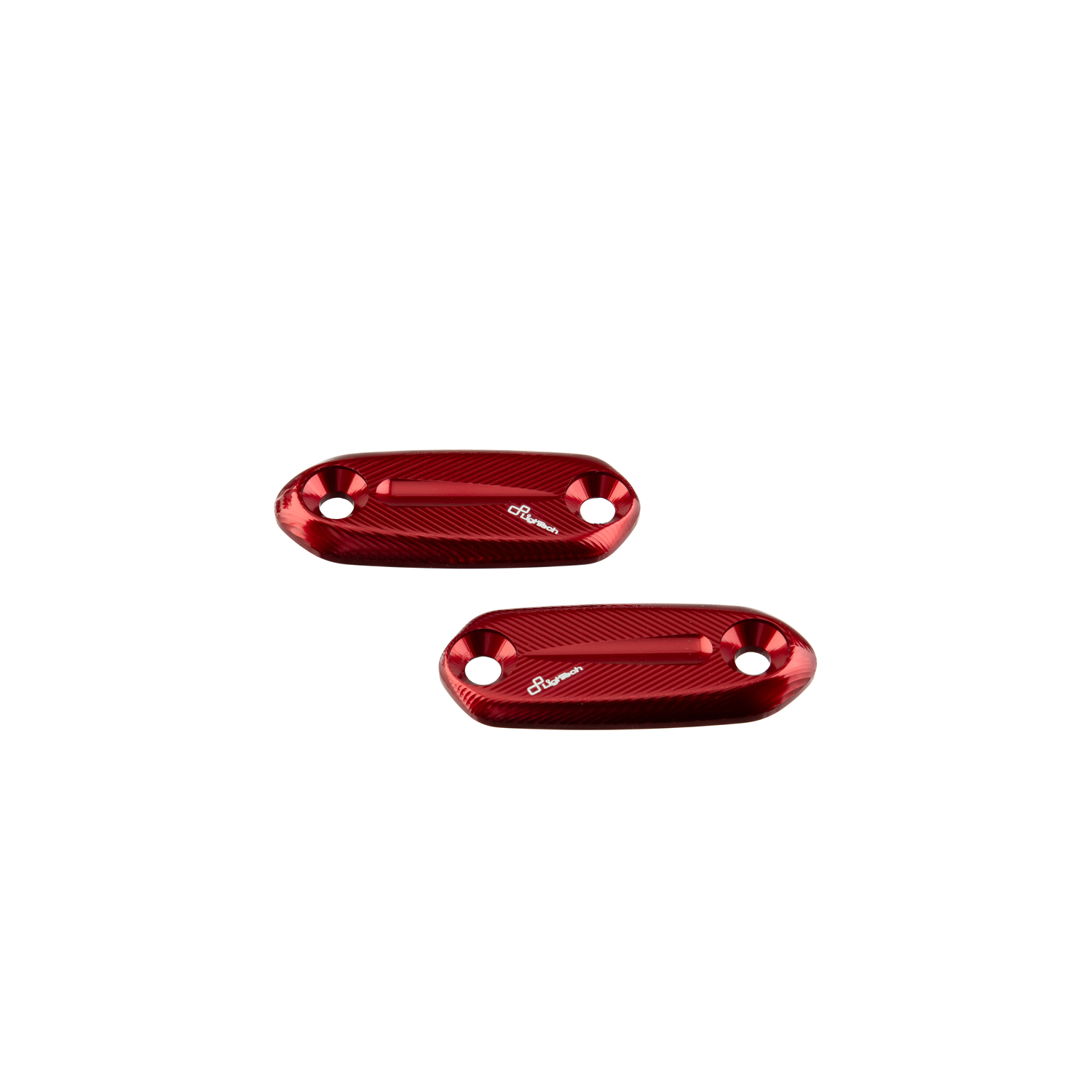 Coppia tappi specchio Rosso LighTech Kawasaki Ninja 500 2024