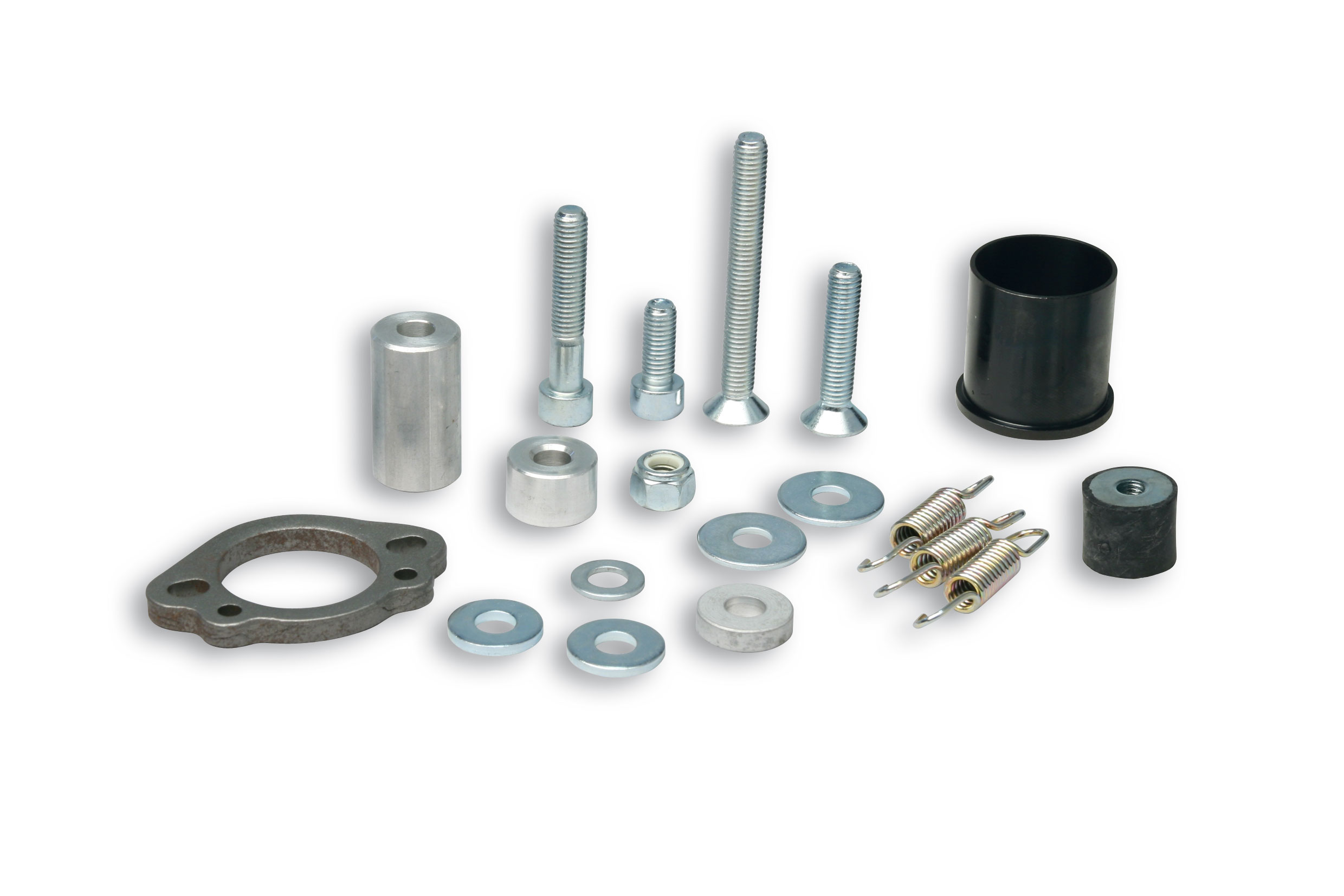 Malossi muffler connection and bolts assembly Gilera Runner 50 2T LC