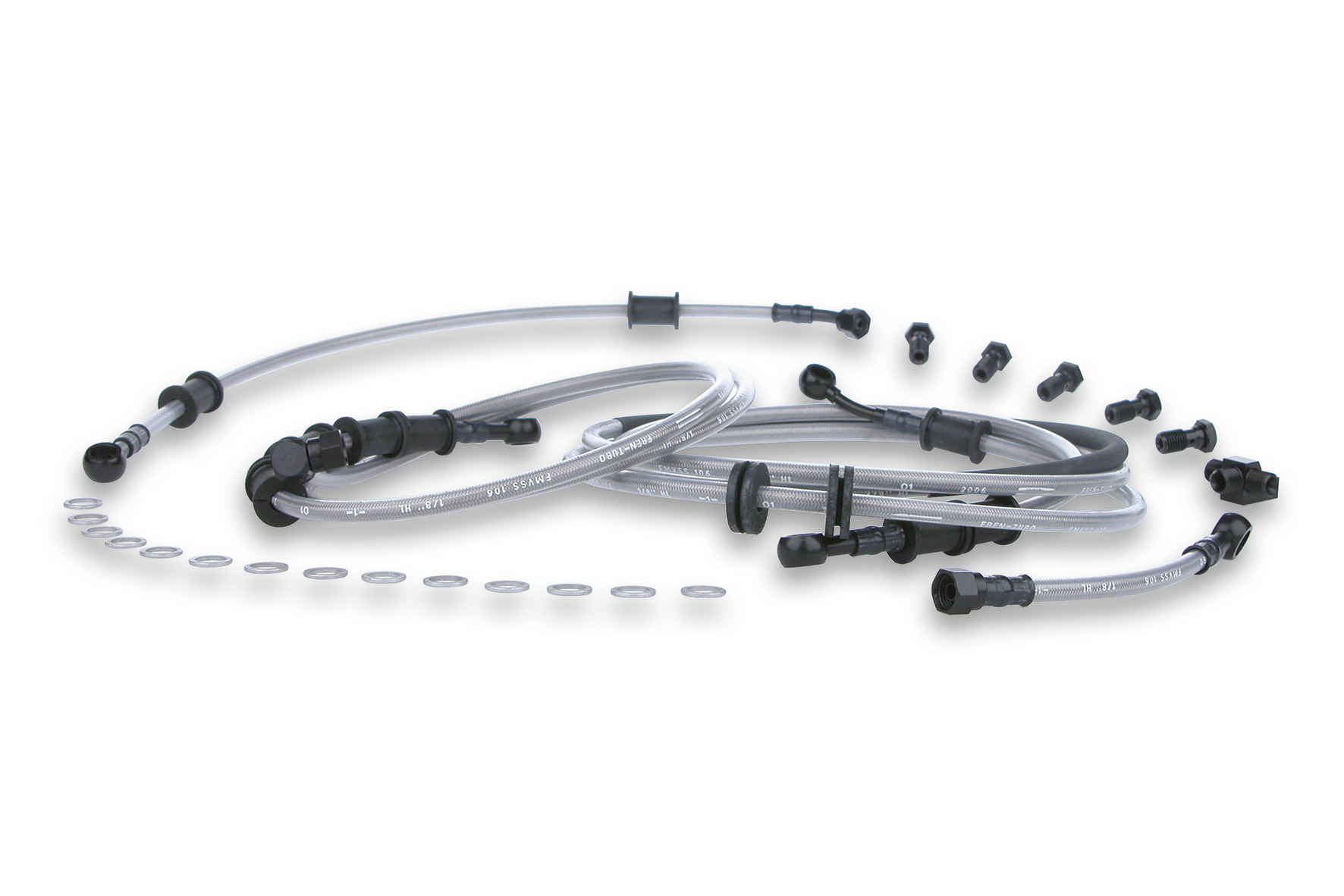 Malossi Kit tubi (anteriori / posteriori) freno MHR (aeronautico) Gilera Nexus 500 ie 4T LC euro 2-3