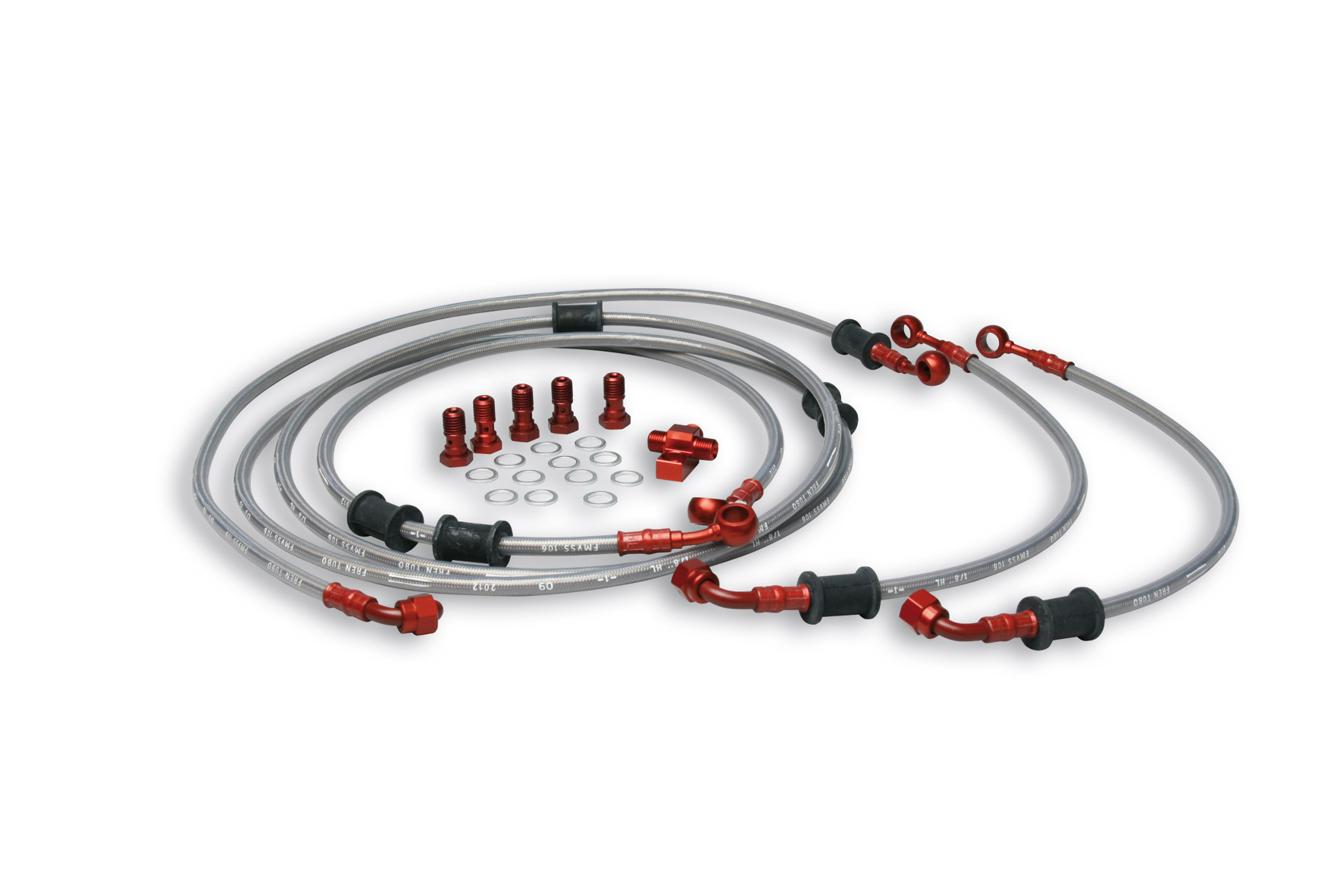 Malossi Kit tubi freno MHR (aeronautico) Yamaha Tmax 530 ie 4T LC 2012-2014 (J409E)