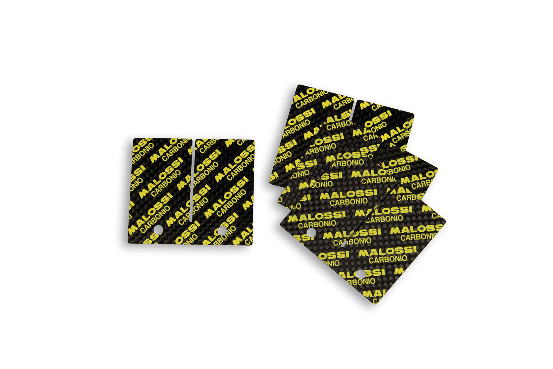 Malossi 4 MHR VL17 carbon fibre petals with thickness 0,30/0,35 (90)