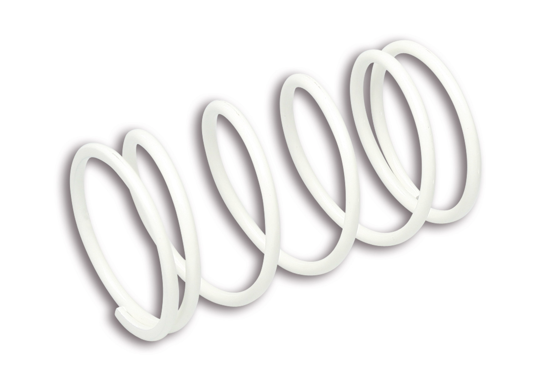 Malossi White contrast spring (D.est 57.50x105.5 mm-D.thread 4 mm-k 4.2) Honda Vision 50 2010-2012