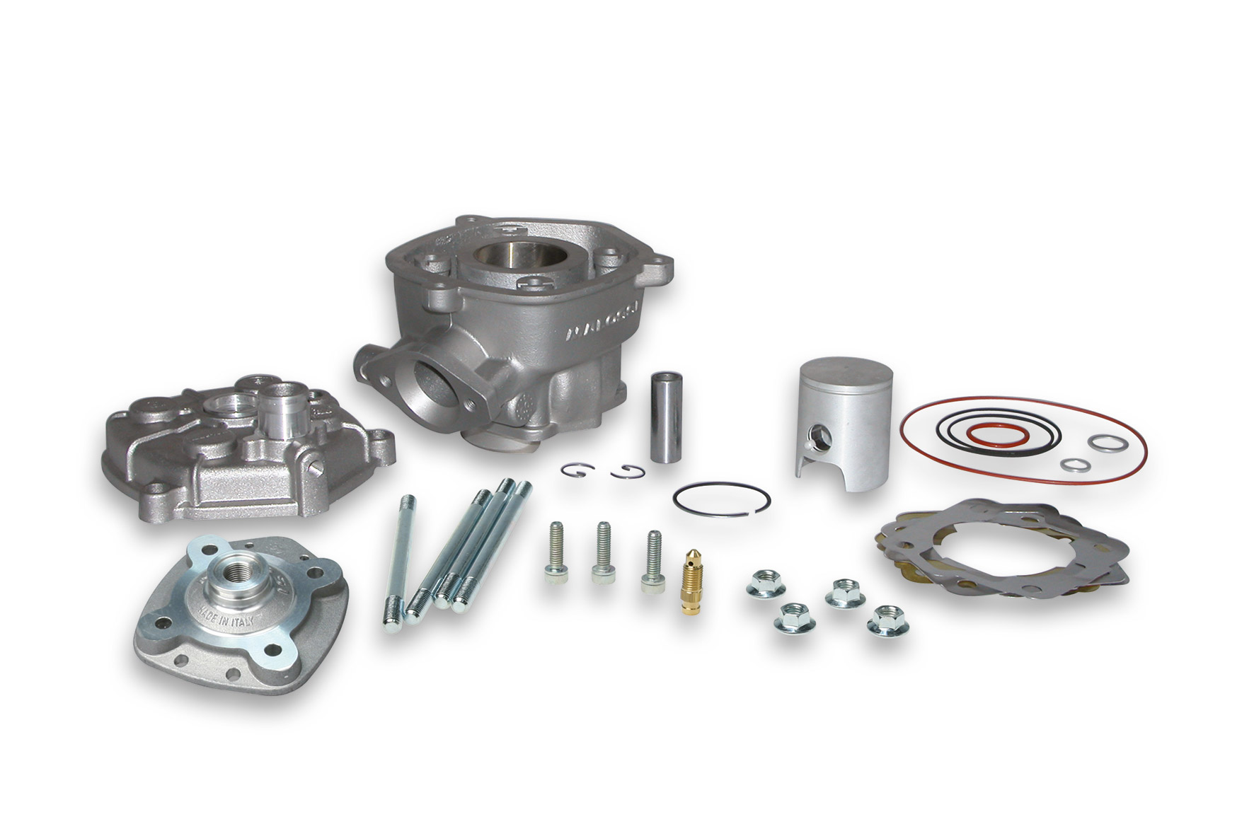 Malossi MHR TEAM D.39.88 aluminium cylinder kit H2O head Gilera GSM H@K 50 2T (Derbi EBE050)