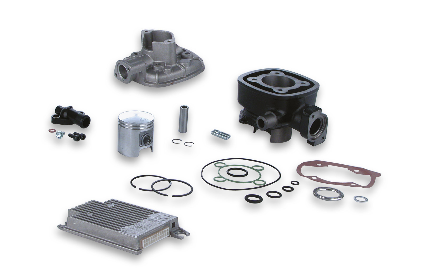 Malossi I-TECH D.47 cast iron cylinder kit H2O Peugeot Jet Force TSDI 50 2T LC (HL 1)