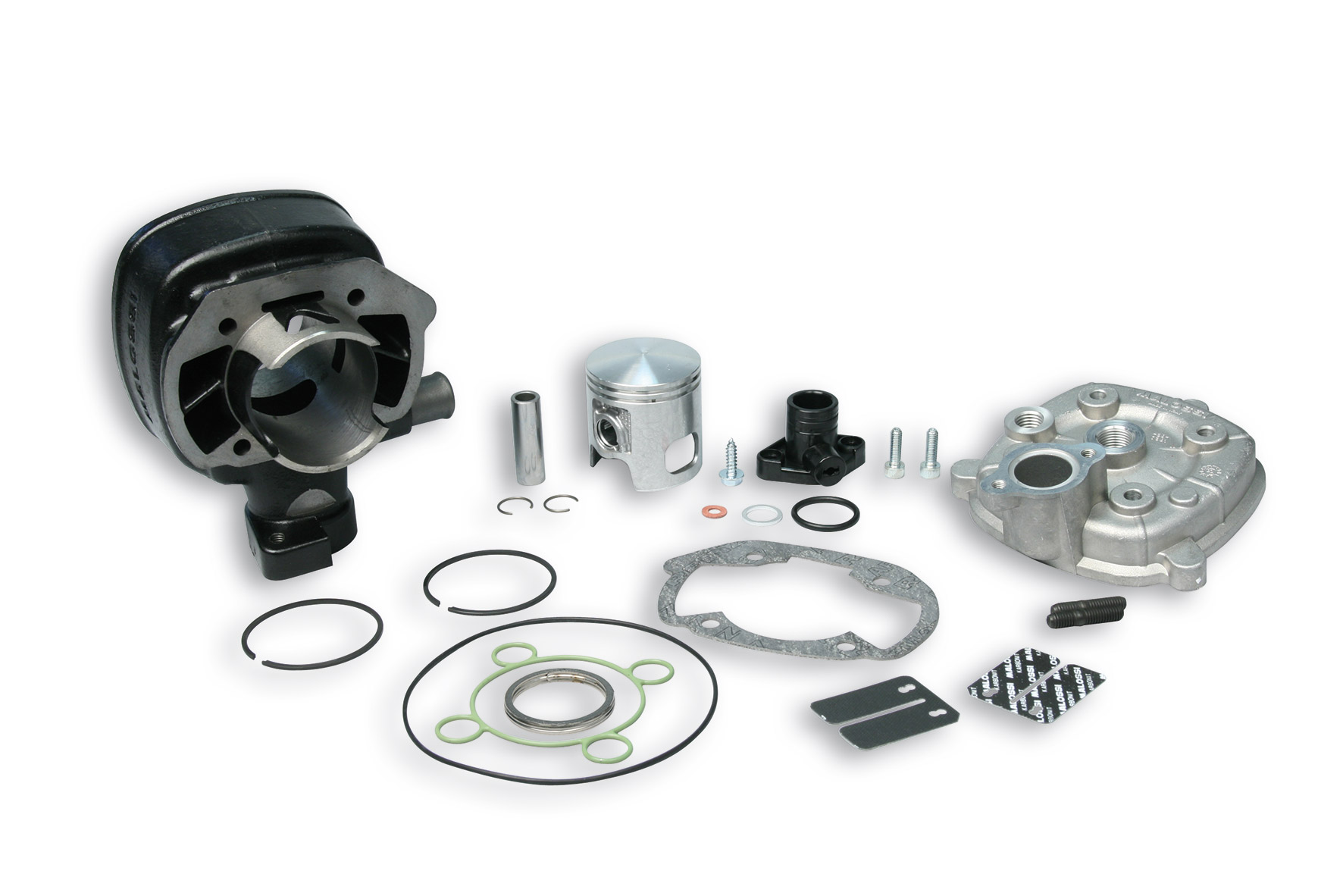 Malossi Cast iron cylinder kit D.47 with D.12 H2O pin Peugeot Jet Force C-Tech 50 2T LC