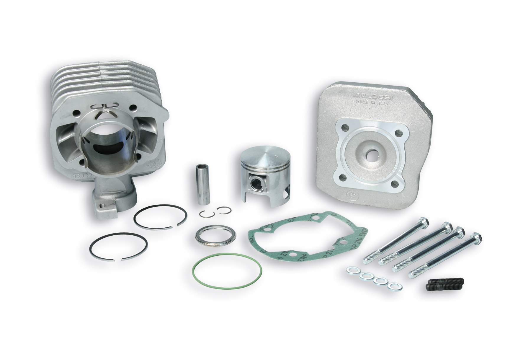 Malossi Aluminium cylinder kit D.47 pin D.12 MHR REPLICA Peugeot Ludix 50 2T