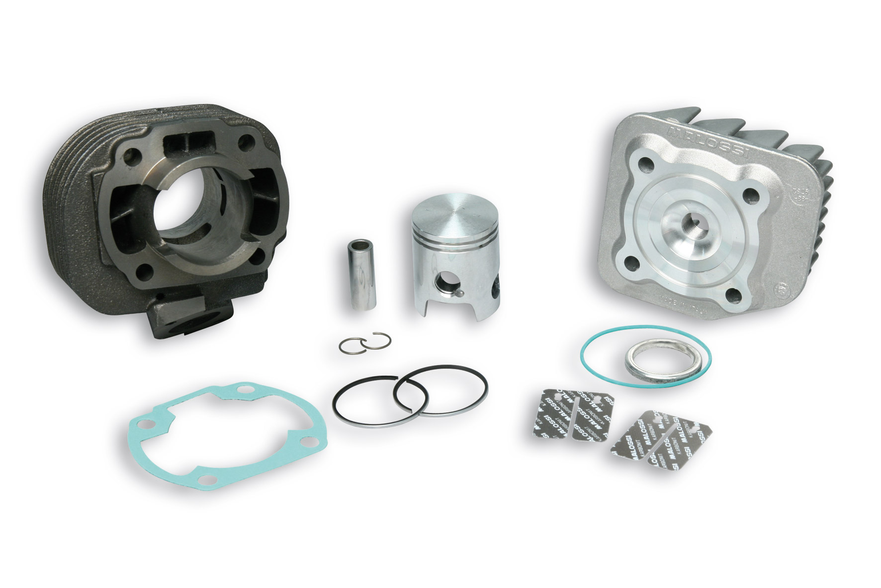 Malossi Cast iron cylinder kit D.40 with D.12 pin Benelli Pepe LX 50 2T euro 2 (QJ1E40QMB-4)