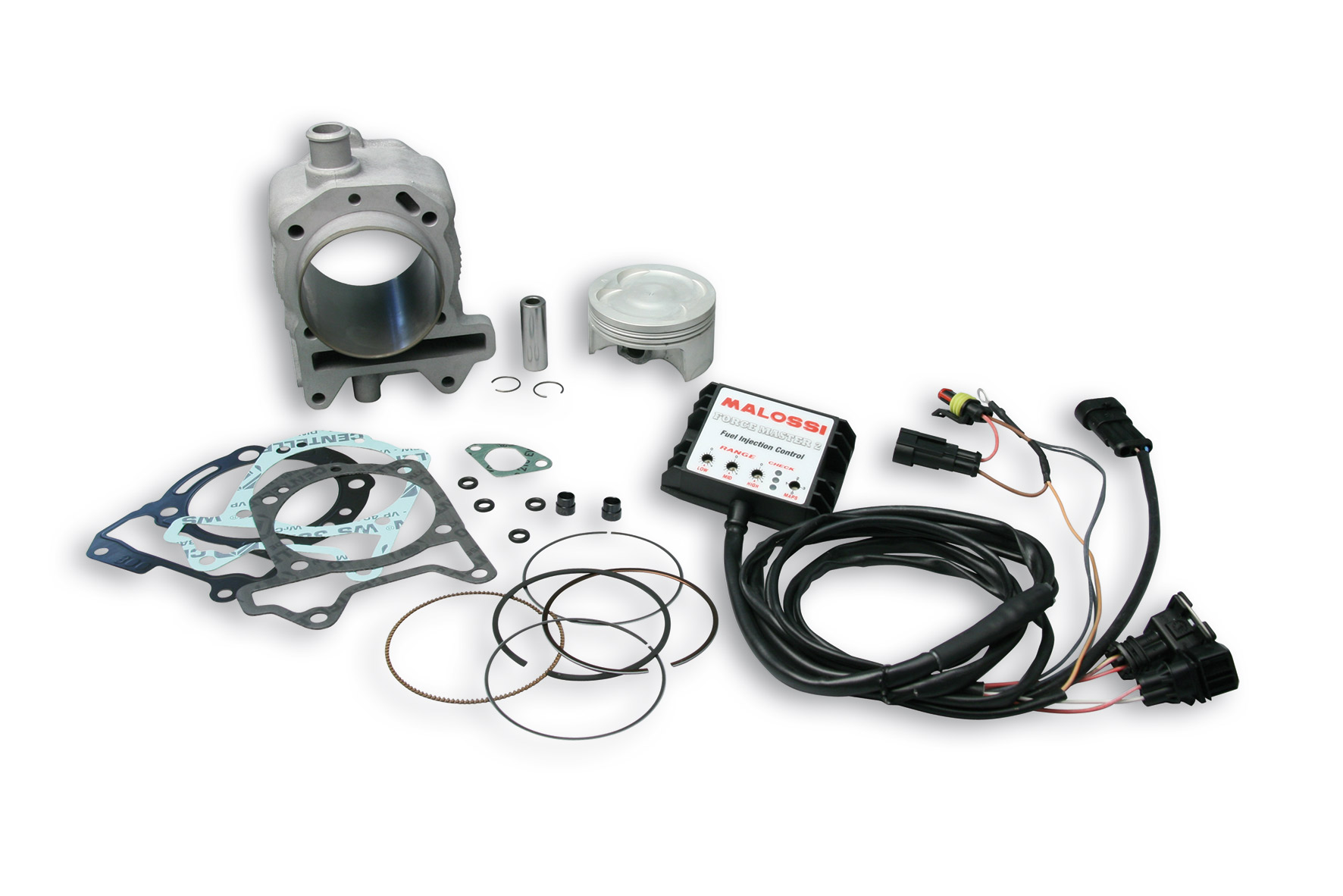 Malossi 3116090 Aluminium complete cylinder D.75,5 pin D.15 H2O I-TECH 4-stroke