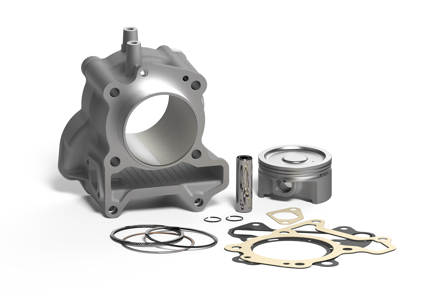 Malossi Complete Cylinder I-TECH 4-stroke D.63 in aluminum pin D.14 H2O Aprilia SR GT 125 4T 2022