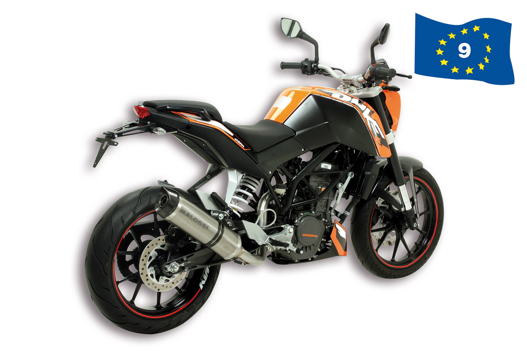 Malossi Marmitta GP MHR REPLICA 4-Stroke omologata KTM Duke 125 ie 4T LC