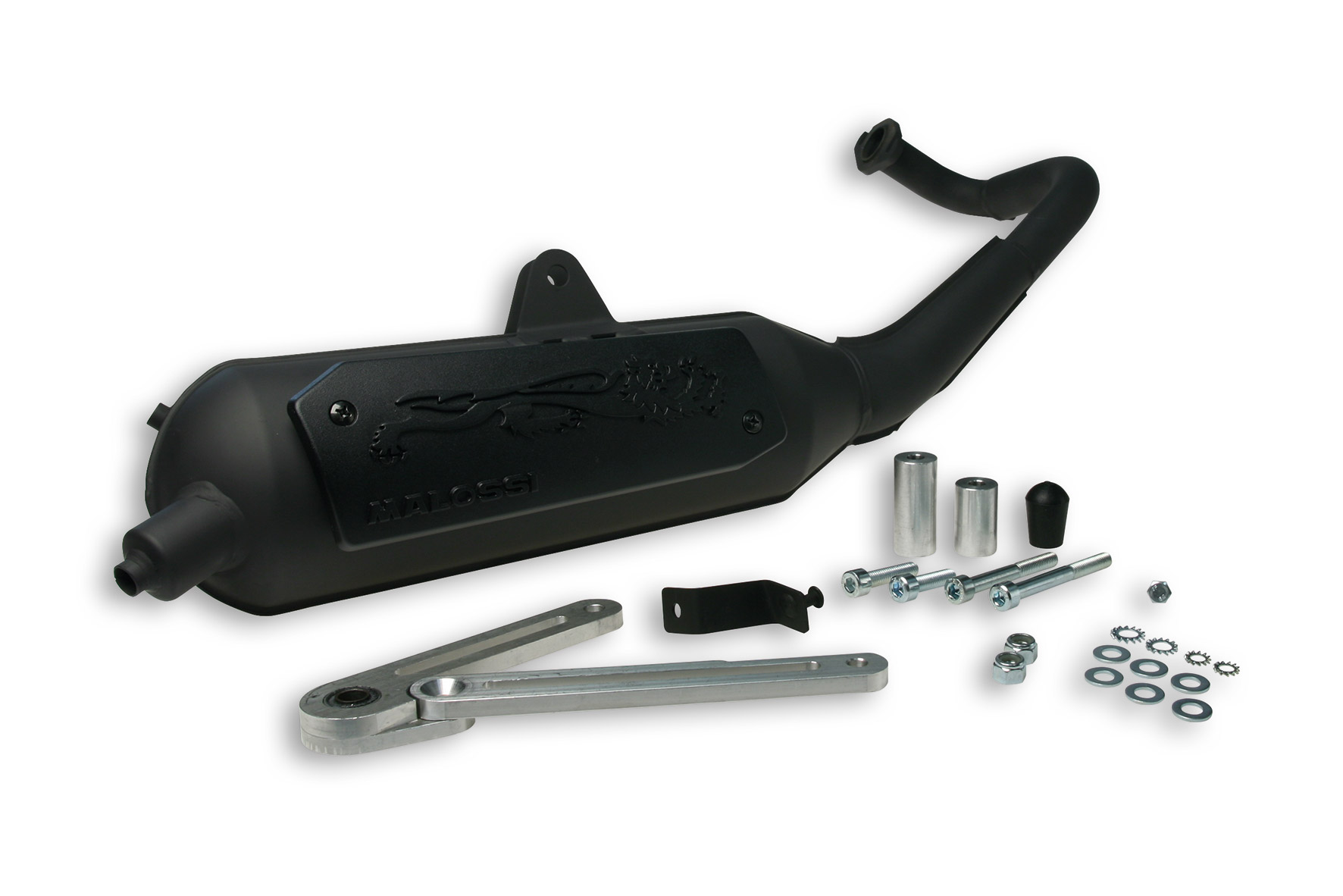 Malossi Marmitta WILD LION Kymco Agility R16 + 50 2T euro 2 2016-(KF10D)