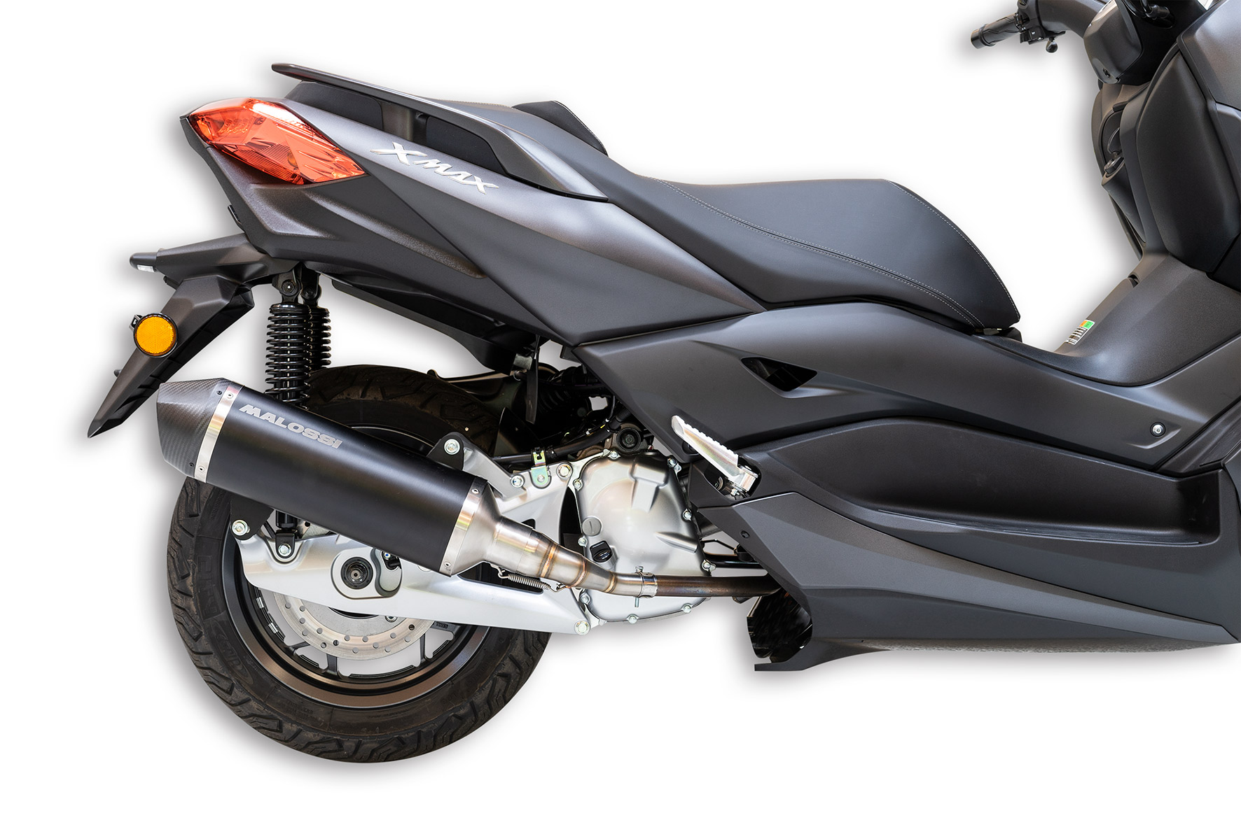 Malossi Marmitta RX Black Yamaha Xmax 125 ie 4T LC euro 4 2018-2020 (E31LE)