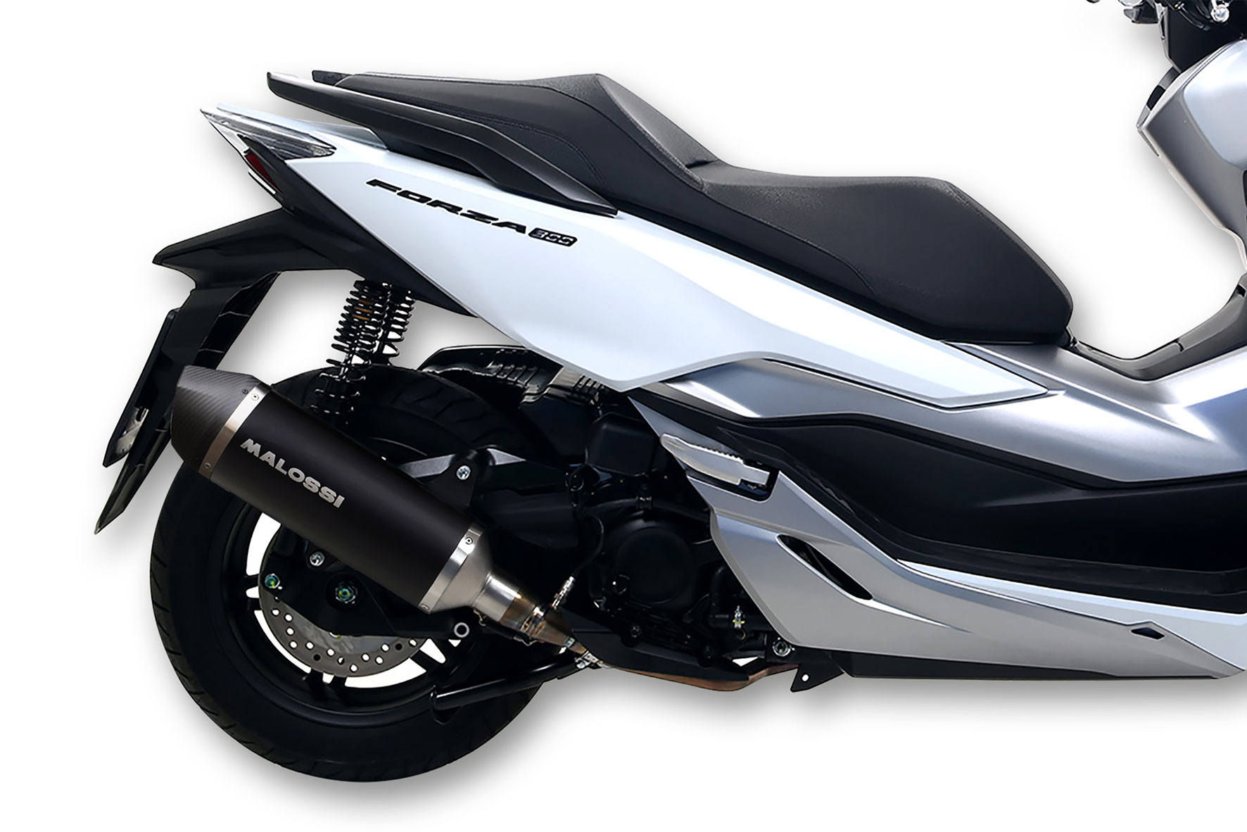 Malossi Marmitta RX Black Honda Forza 300 ie 4T LC euro 4 2018-2020 (NF07E)