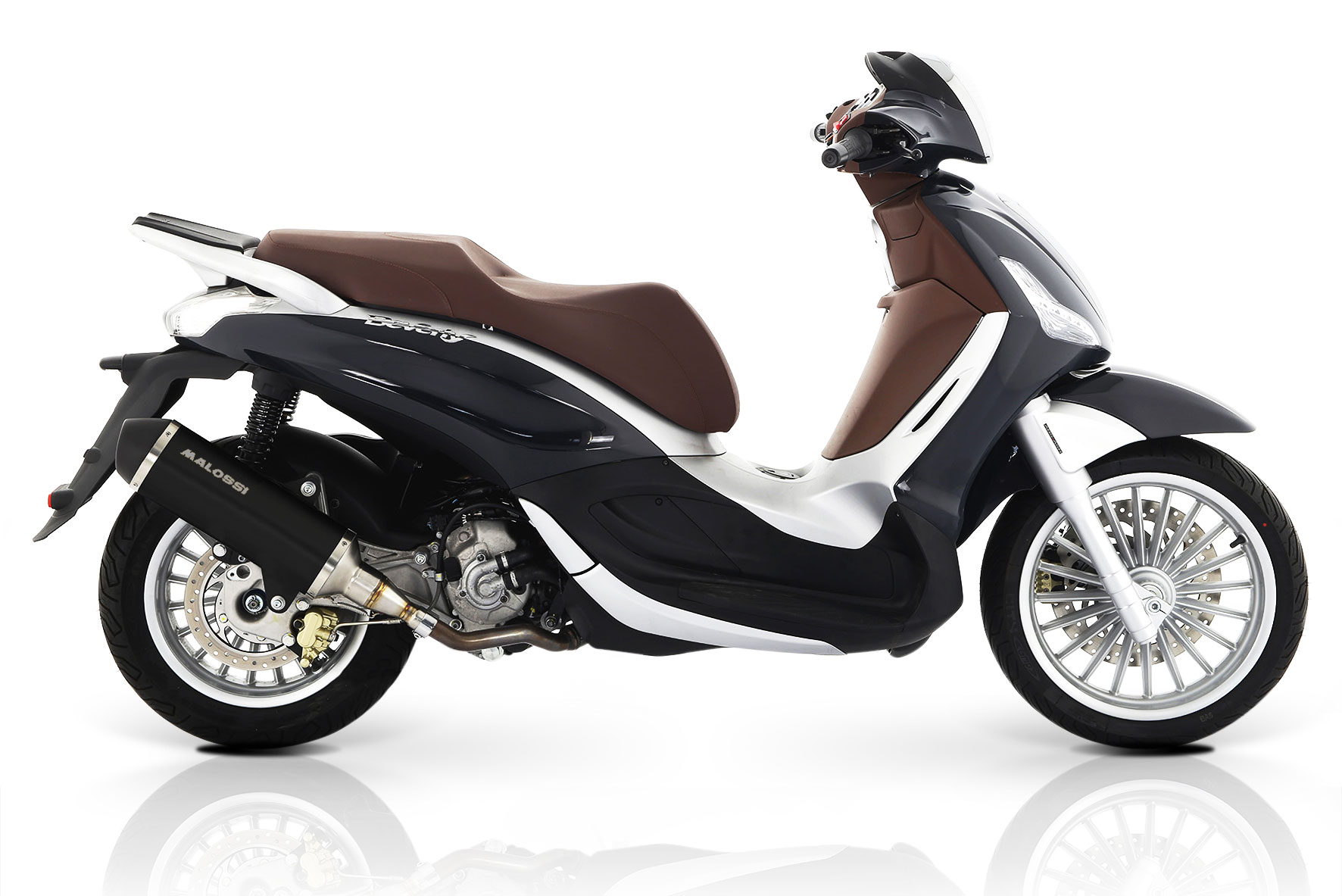 Malossi Marmitta RX Black omologata Piaggio Beverly HPE 300 ie 4T LC euro 5 2021-(MD21M)