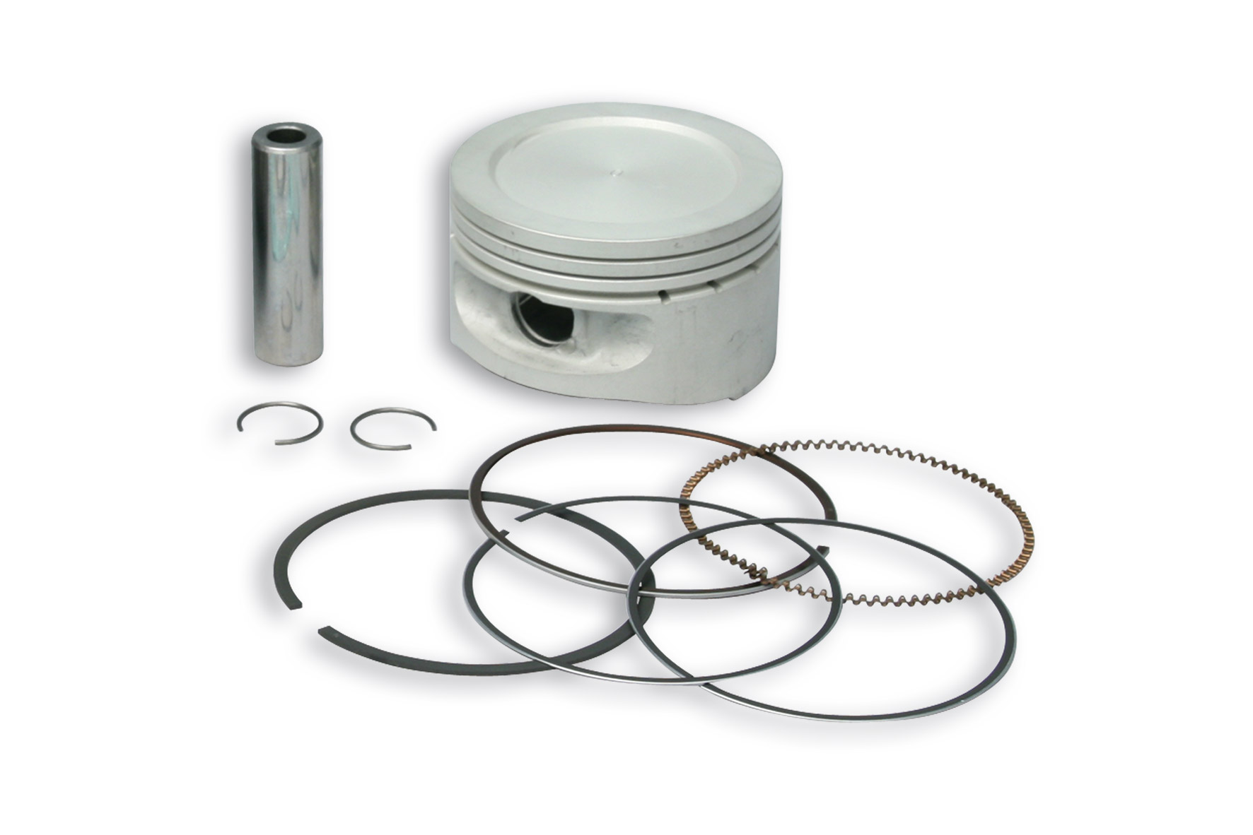 Malossi 4T D.70 piston size 0 with pin D.15 and 3 rectangular rings size C