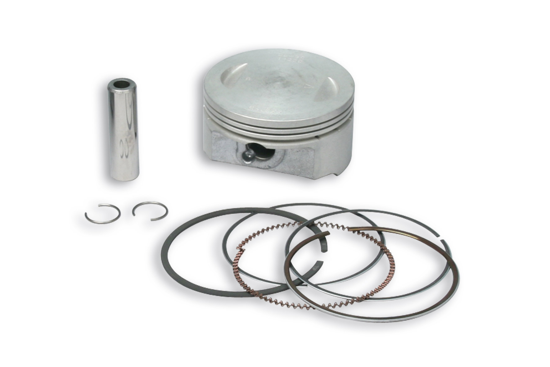 Malossi 4T D.67 piston size 0 with pin D.13 and 3 rectangular rings size B