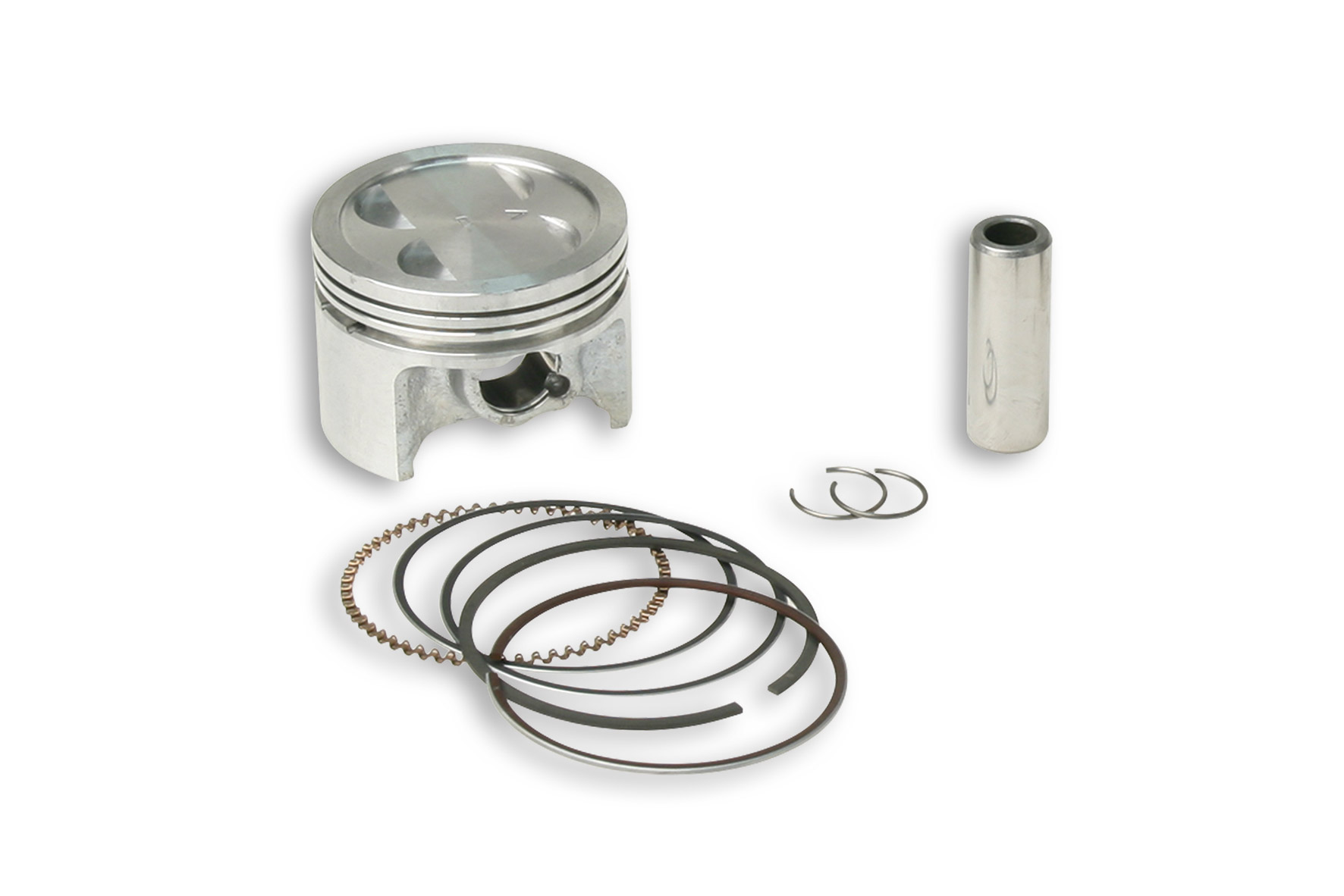 Malossi 4T D.49 piston size 0 with pin D.13 and 3 rectangular rings size C